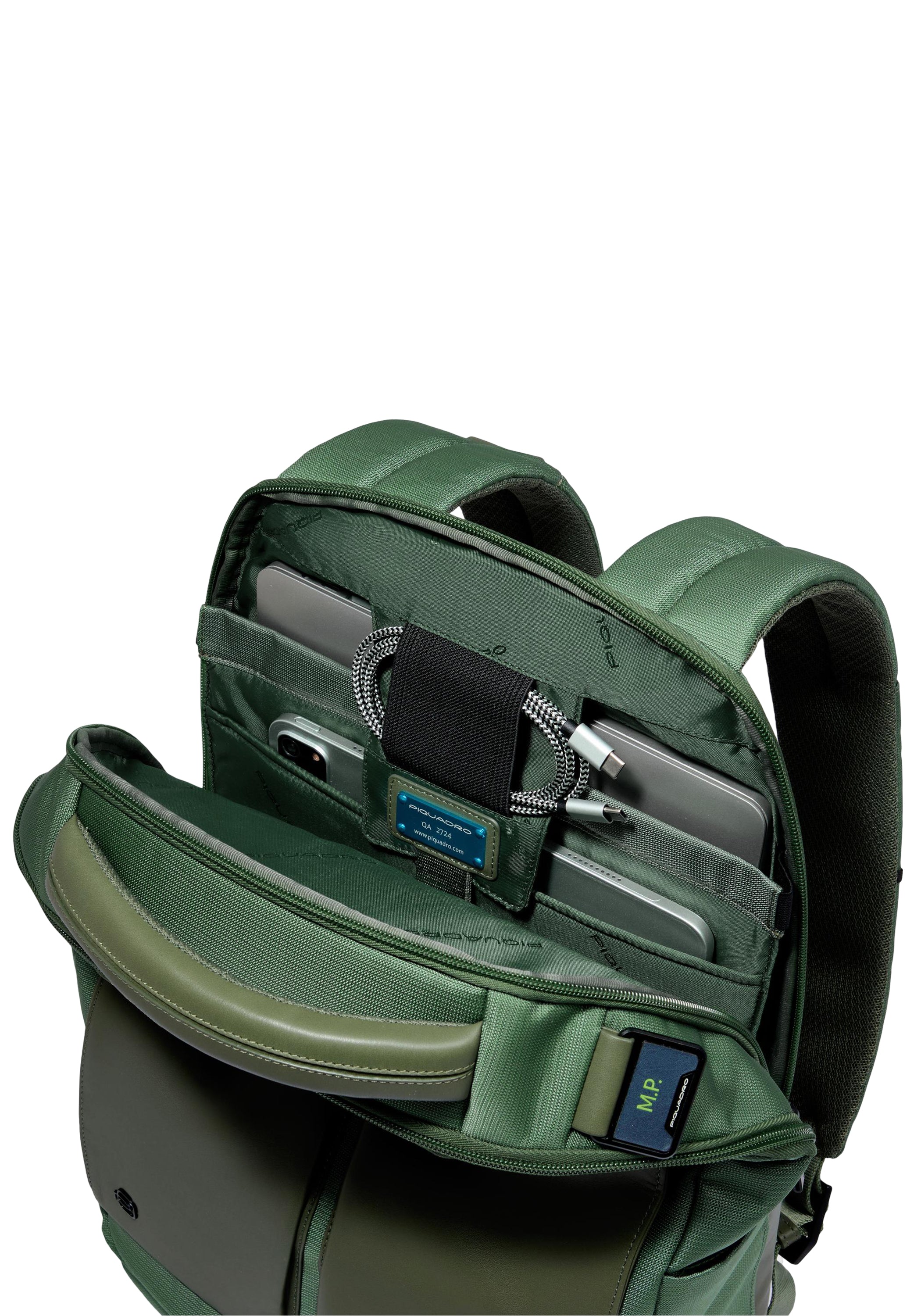 Zaino porta PC 15,6'' Uomo piquadro CA6621S136-VE Verde