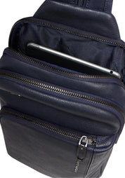 Monospalla in pelle Uomo piquadro ca6686s134-blu Blu