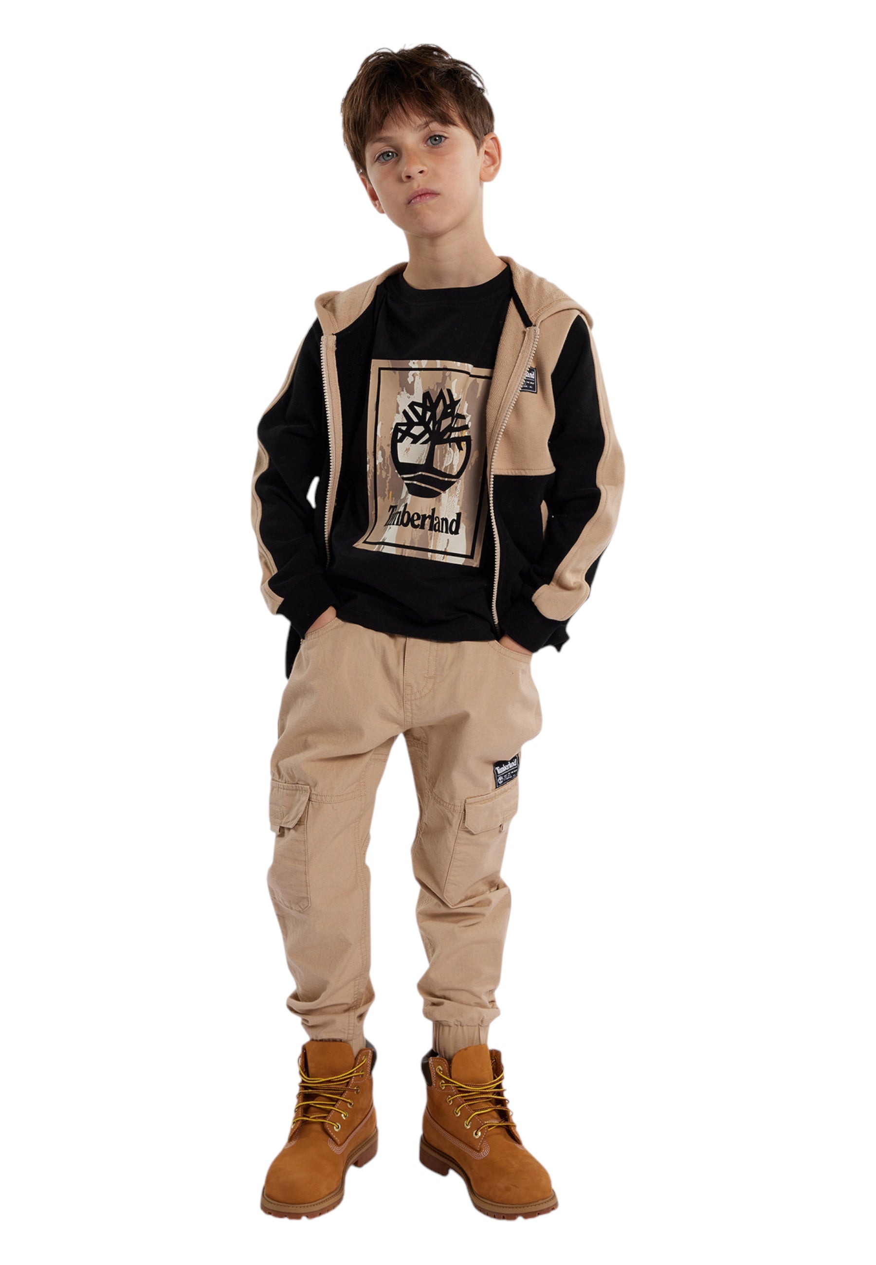 Felpa full zip Bambino Timberland