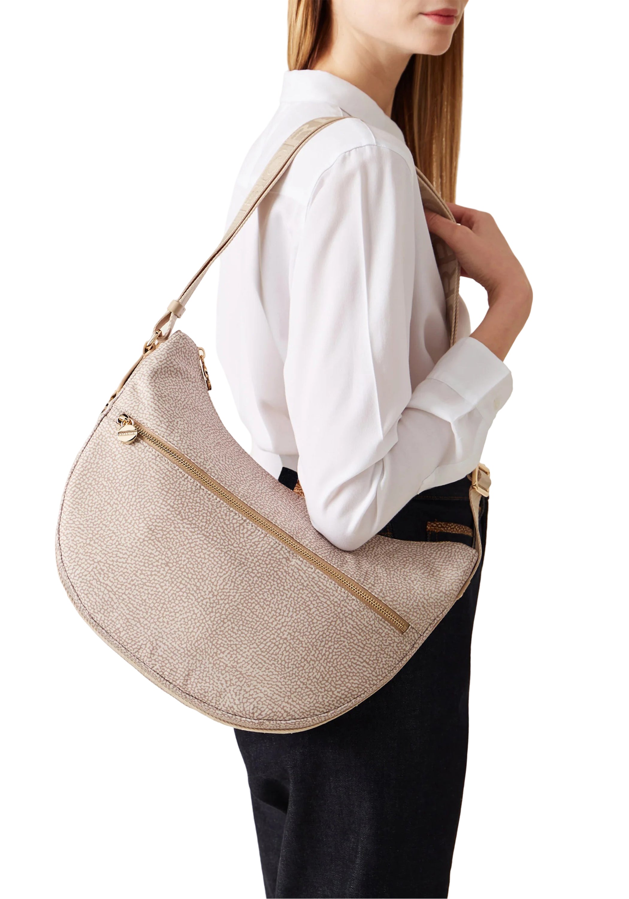 Borsa Donna borbonese 934108I15-C75 Beige