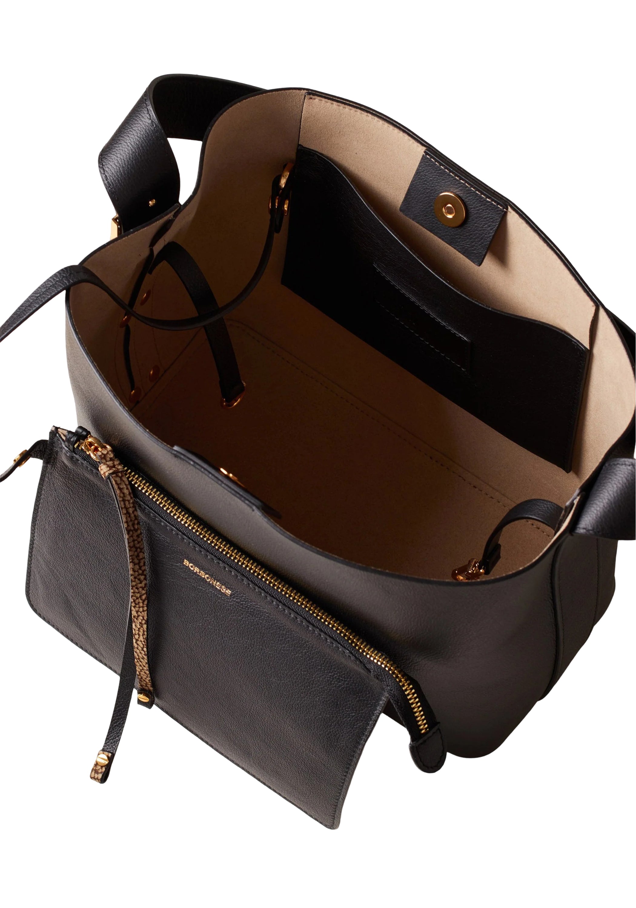 Borsa Donna borbonese 9244260008-100 Nero