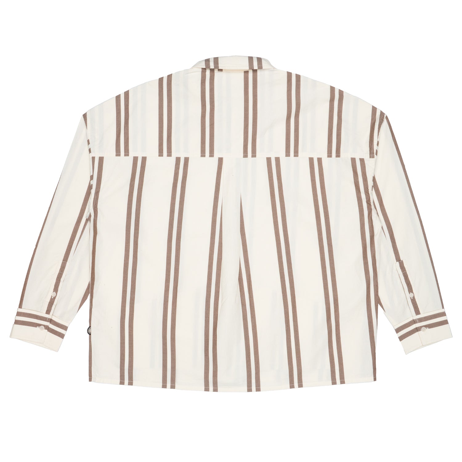 Camicia Adulto unisex Thinking Mu Jim Brown striped