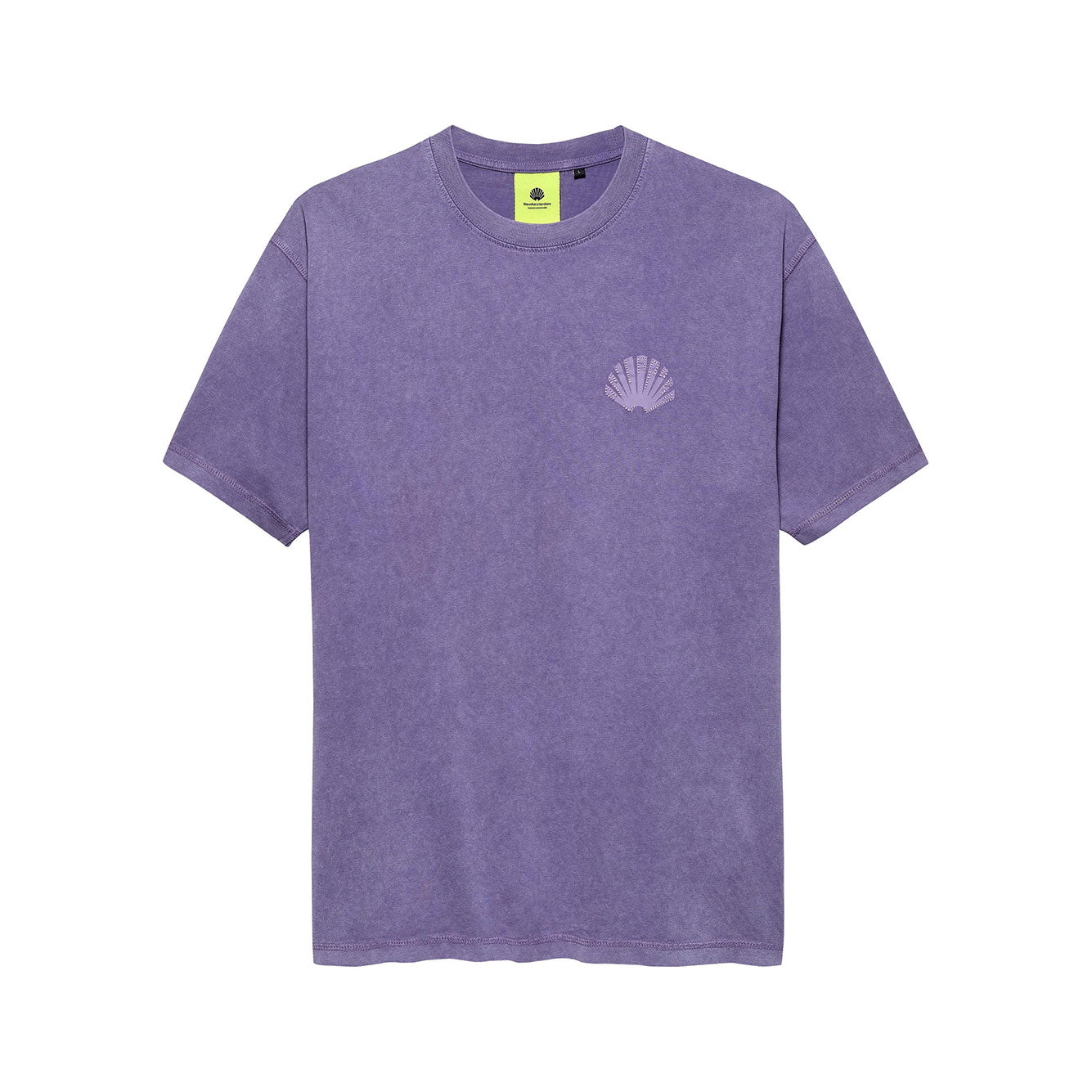 T-shirt New Amsterdam LOGO TEE WASHED EMBRO PURPLE HAZE