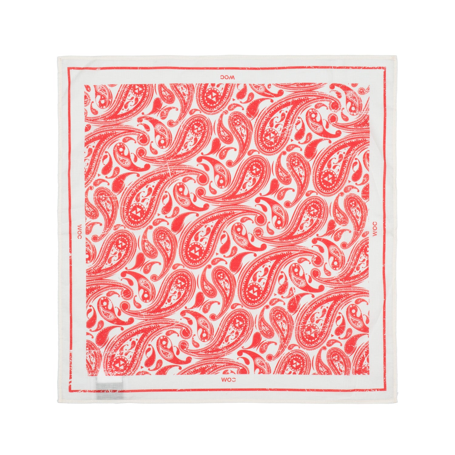 Foulard Uomo Woc Bandana Rosso