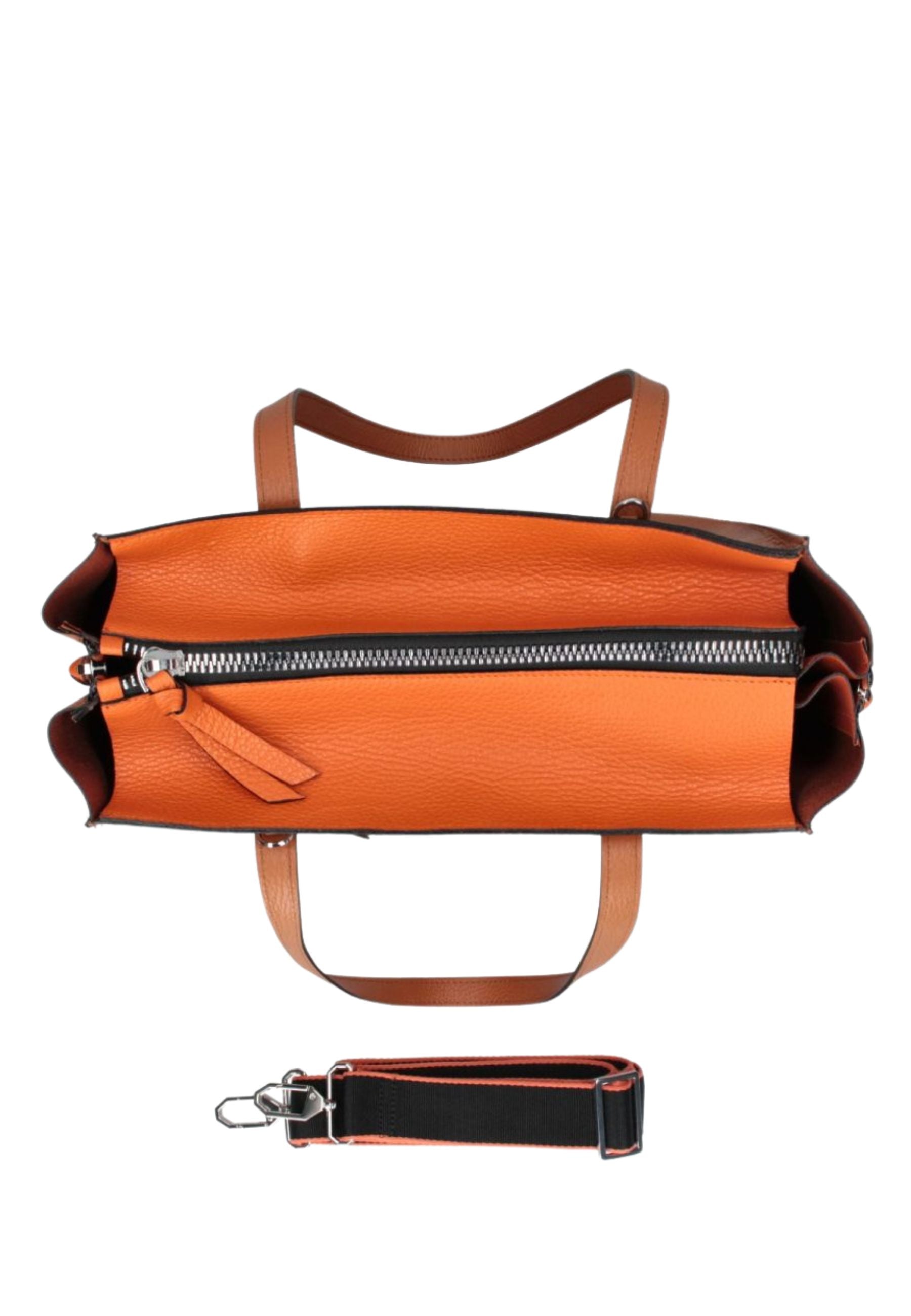 Borsa Donna Rebelle FILIPPA recycled leather Cognac