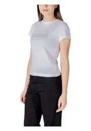T-shirt Donna Guess Activewear logo strass