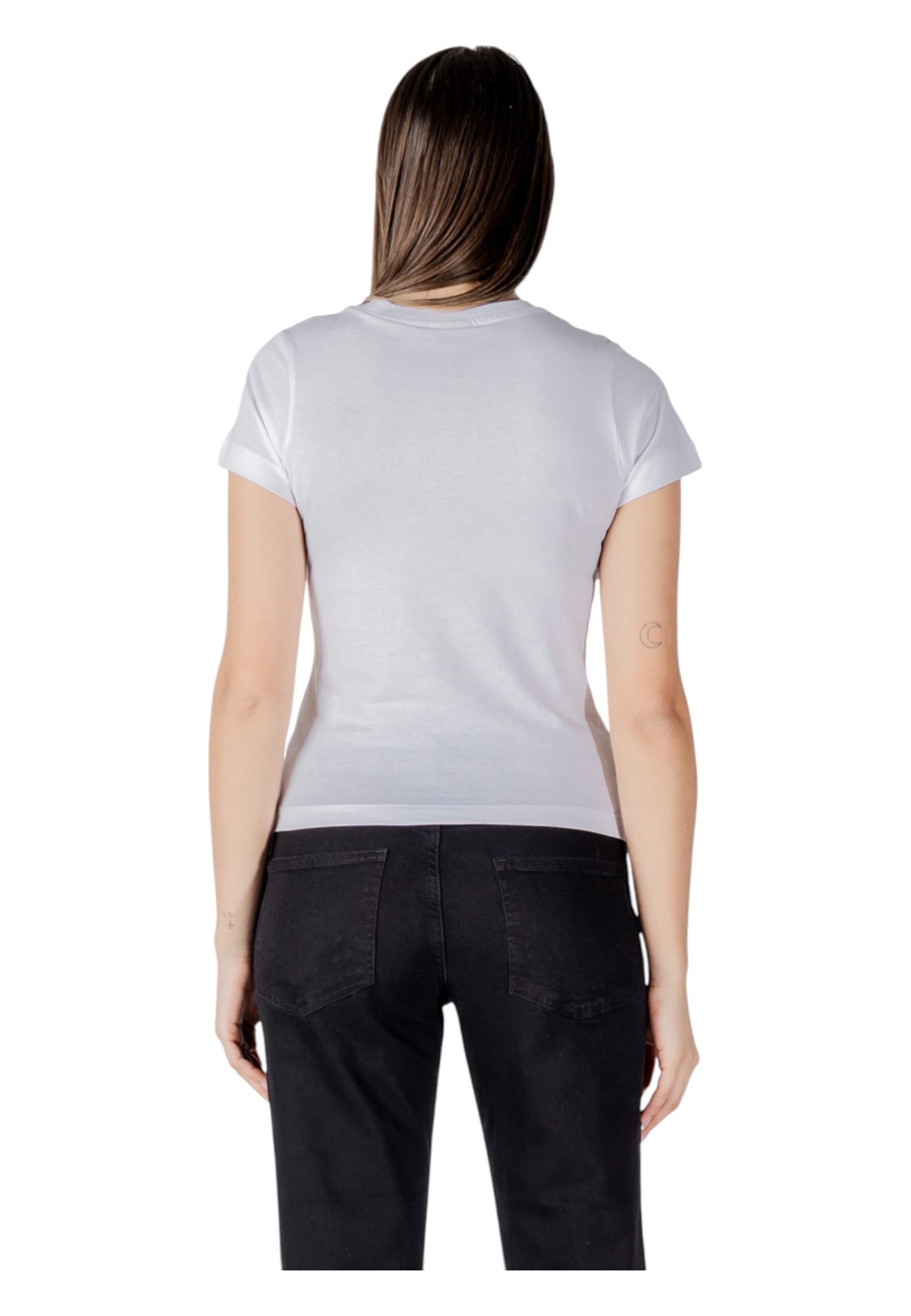 T-shirt Donna Guess Activewear logo strass