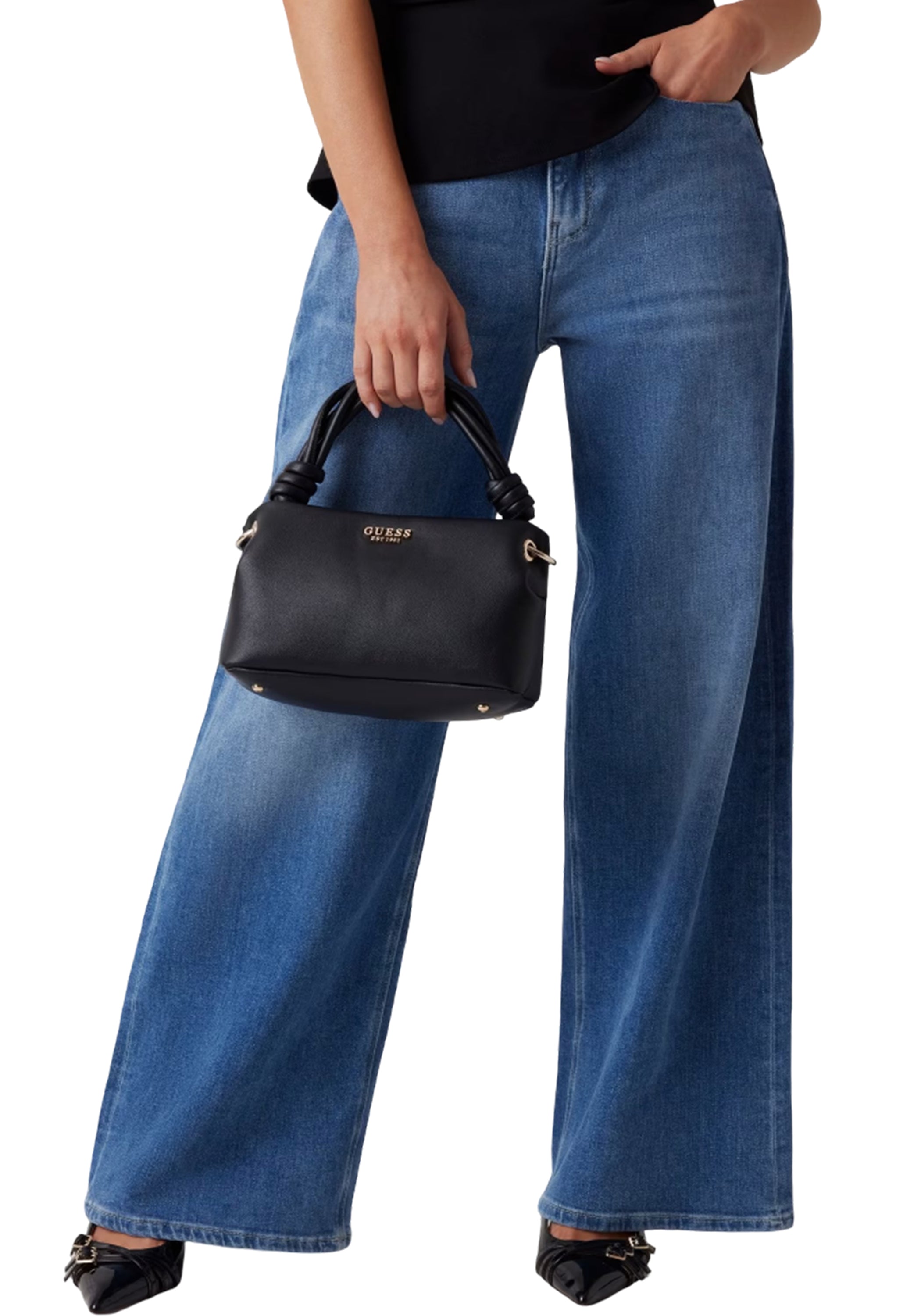 Borsa Donna guess HWNG8476110-BLA Nero