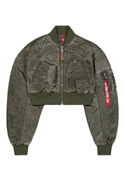Bomber Jacket Women Donna Alpha Industries MA-1 Vintage Cropped