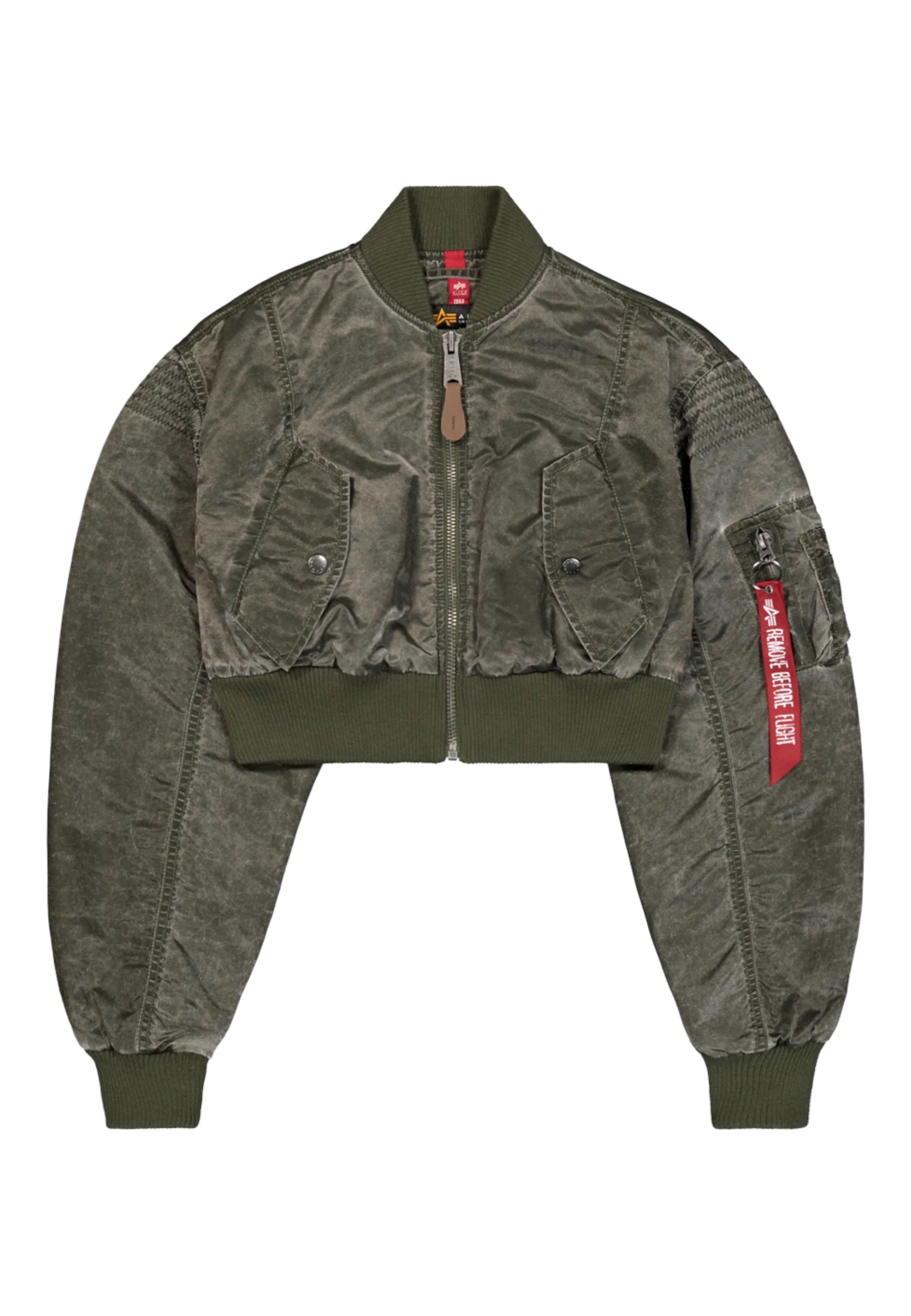 Bomber Jacket Women Donna Alpha Industries MA-1 Vintage Cropped