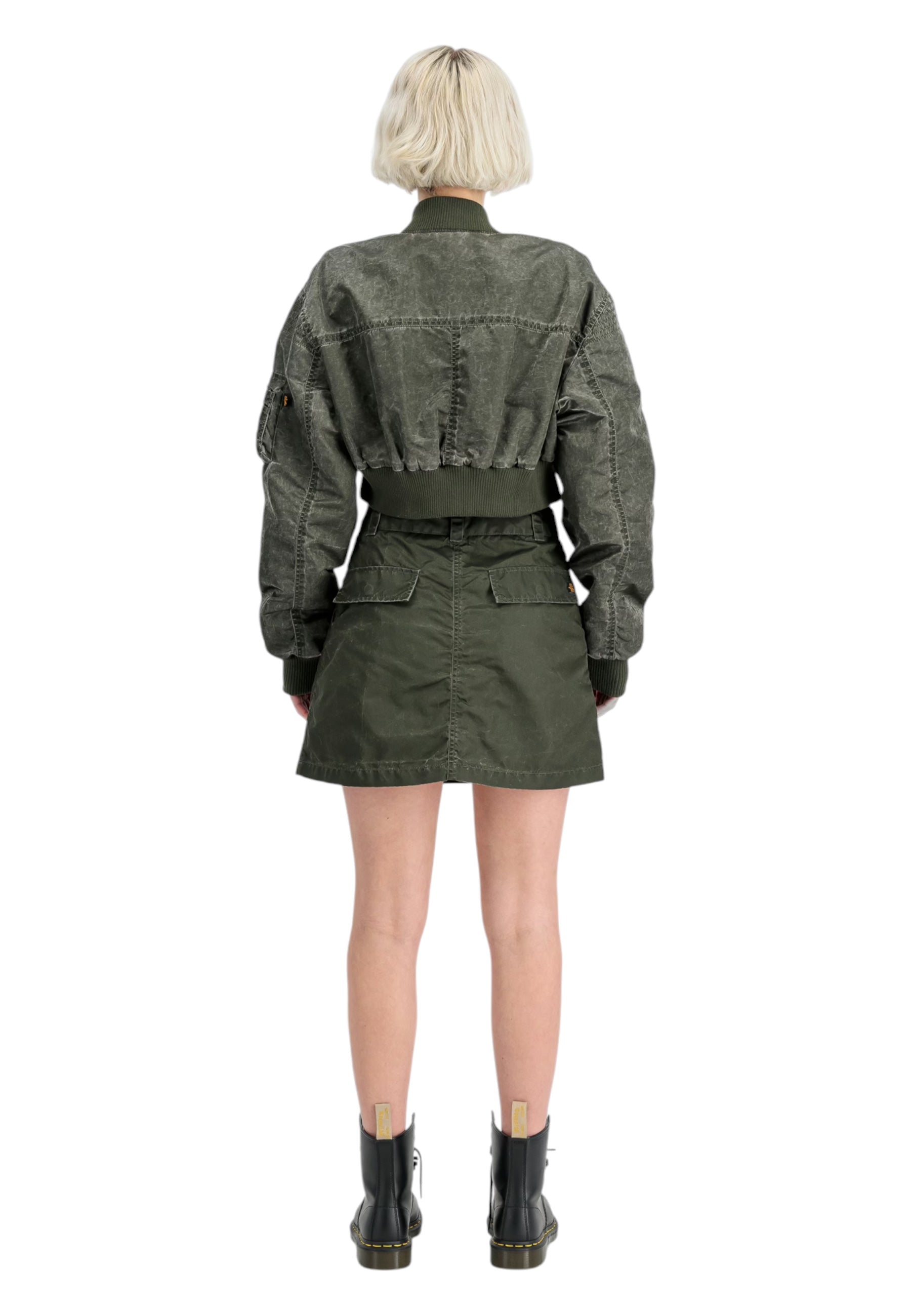 Bomber Jacket Women Donna Alpha Industries MA-1 Vintage Cropped