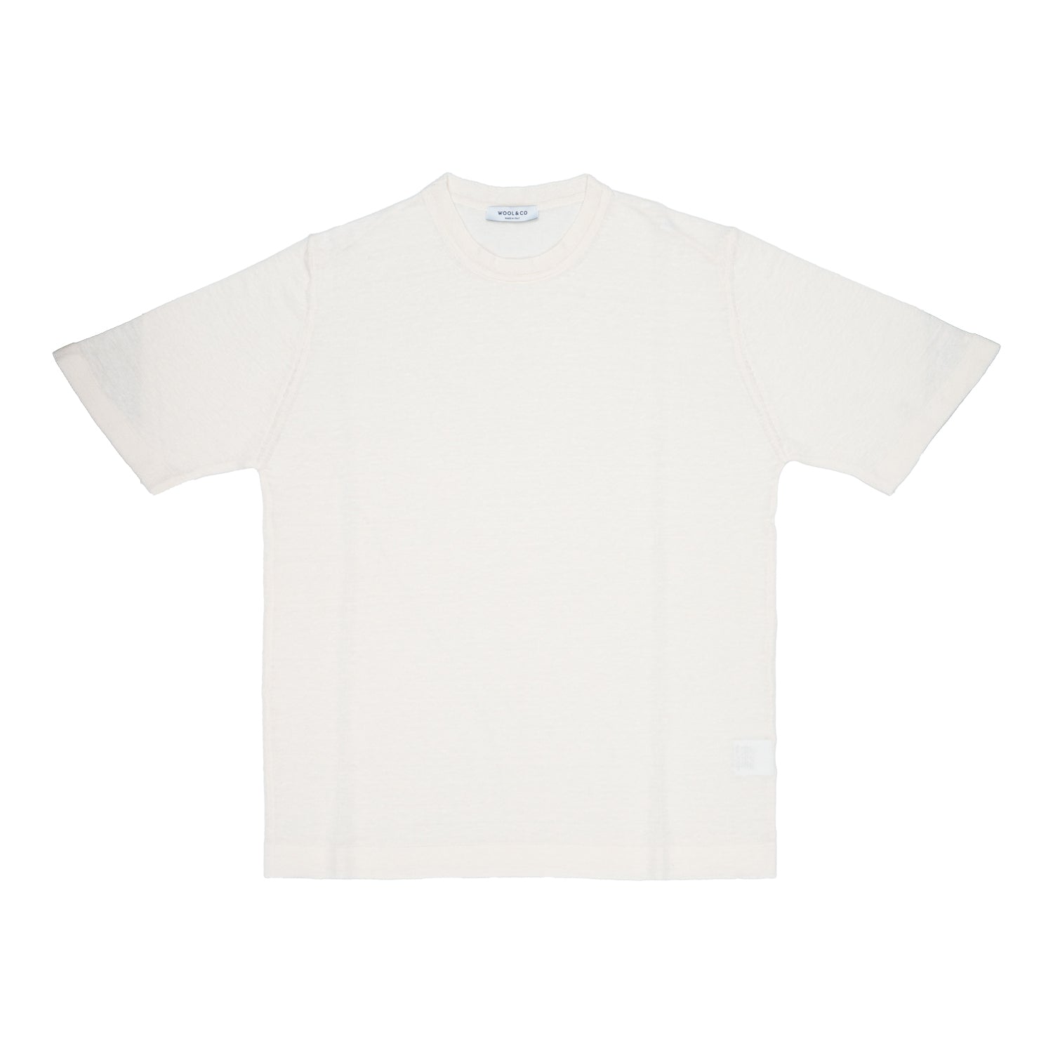 Maglia Girocollo Uomo Wool & Co Filo Cotone /Lino