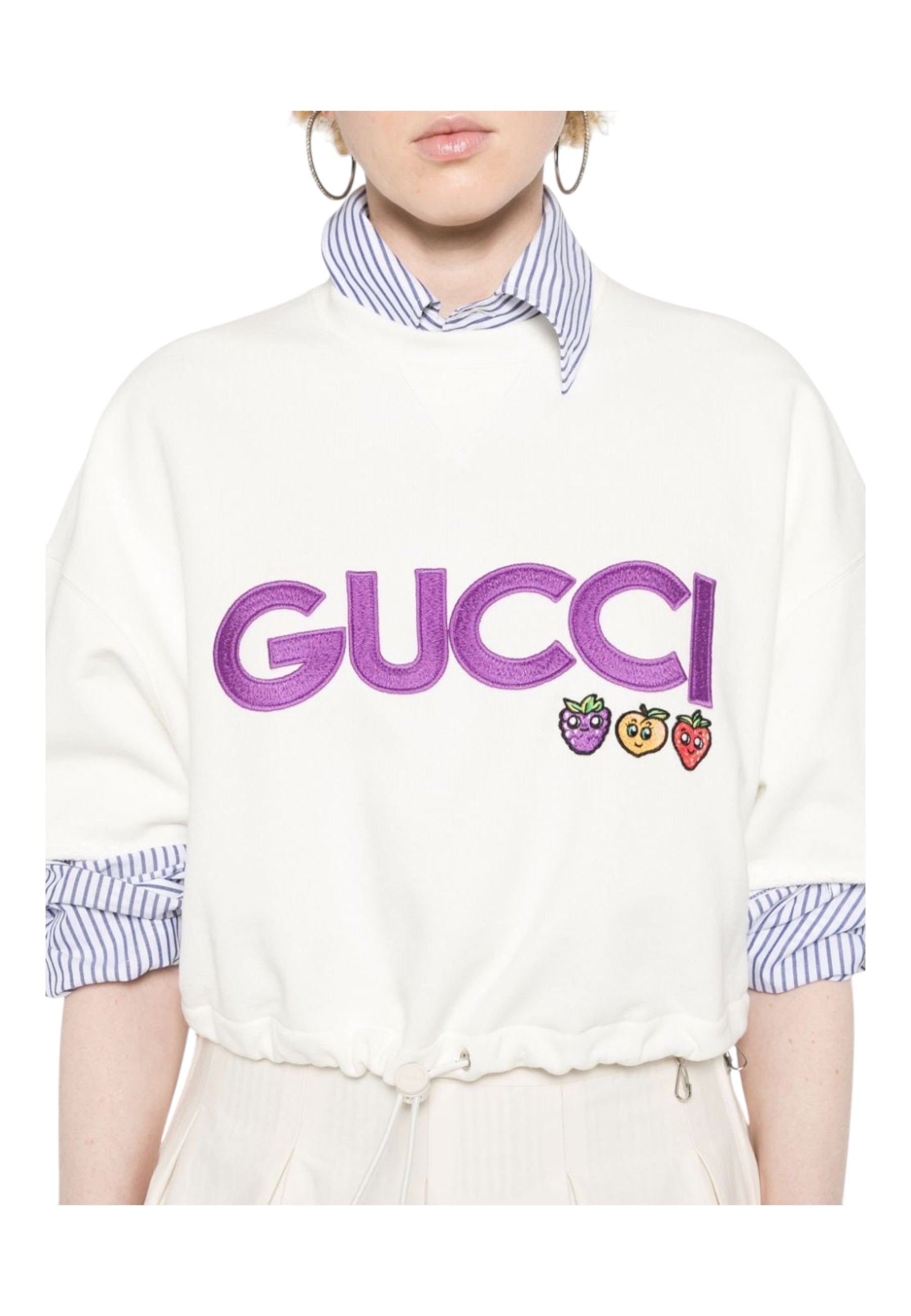 Felpa Donna Gucci With Patch 'Off White'