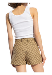 Canotta a coste Donna Gucci stampa gucci