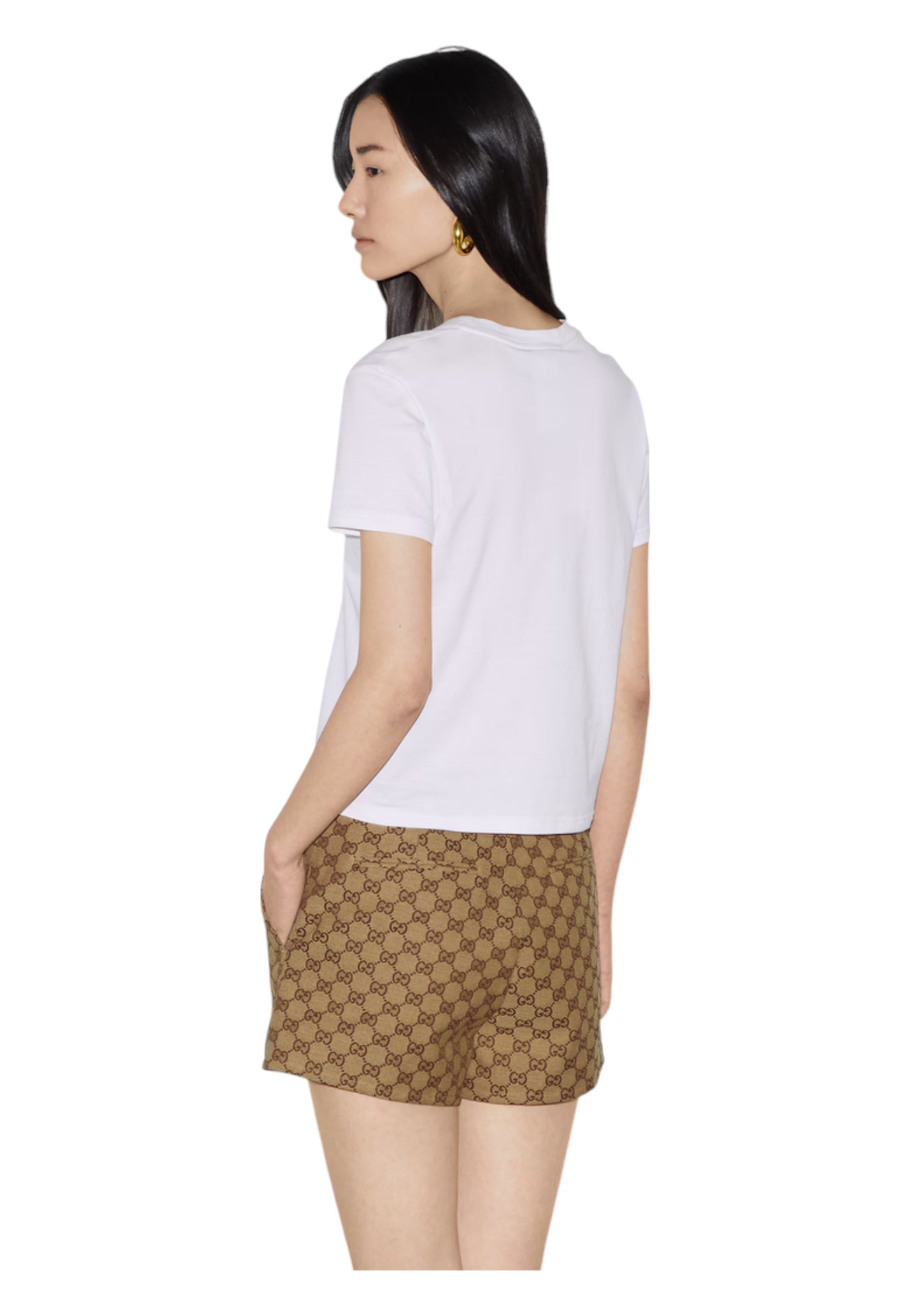 T-shirt Donna Gucci stampa gucci