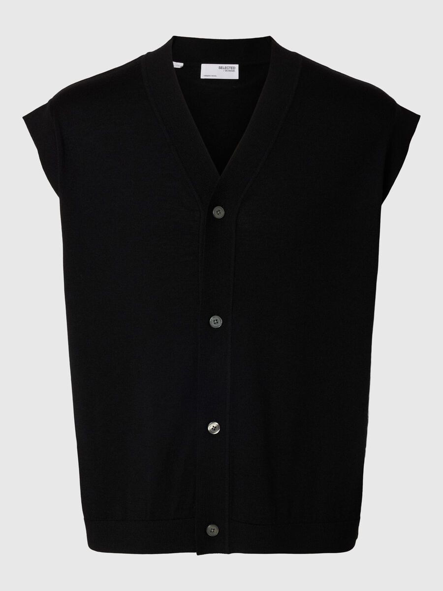 Maglia Uomo Selected GILET CON BOTTONI