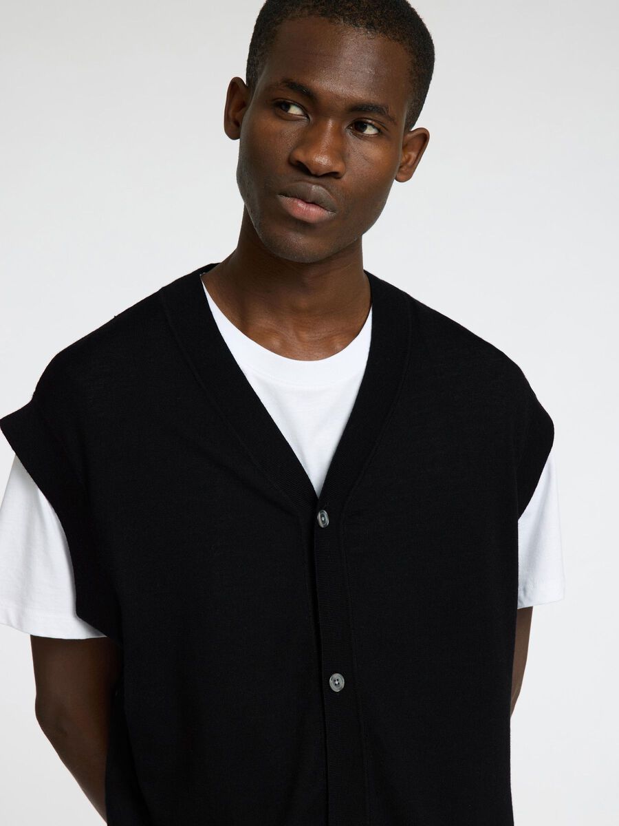 Maglia Uomo Selected GILET CON BOTTONI
