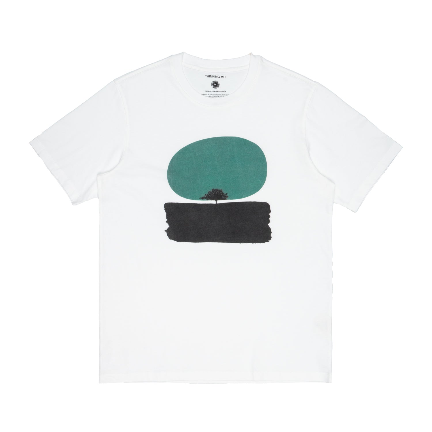 T-shirt Uomo Thinking Mu Zach Trees white