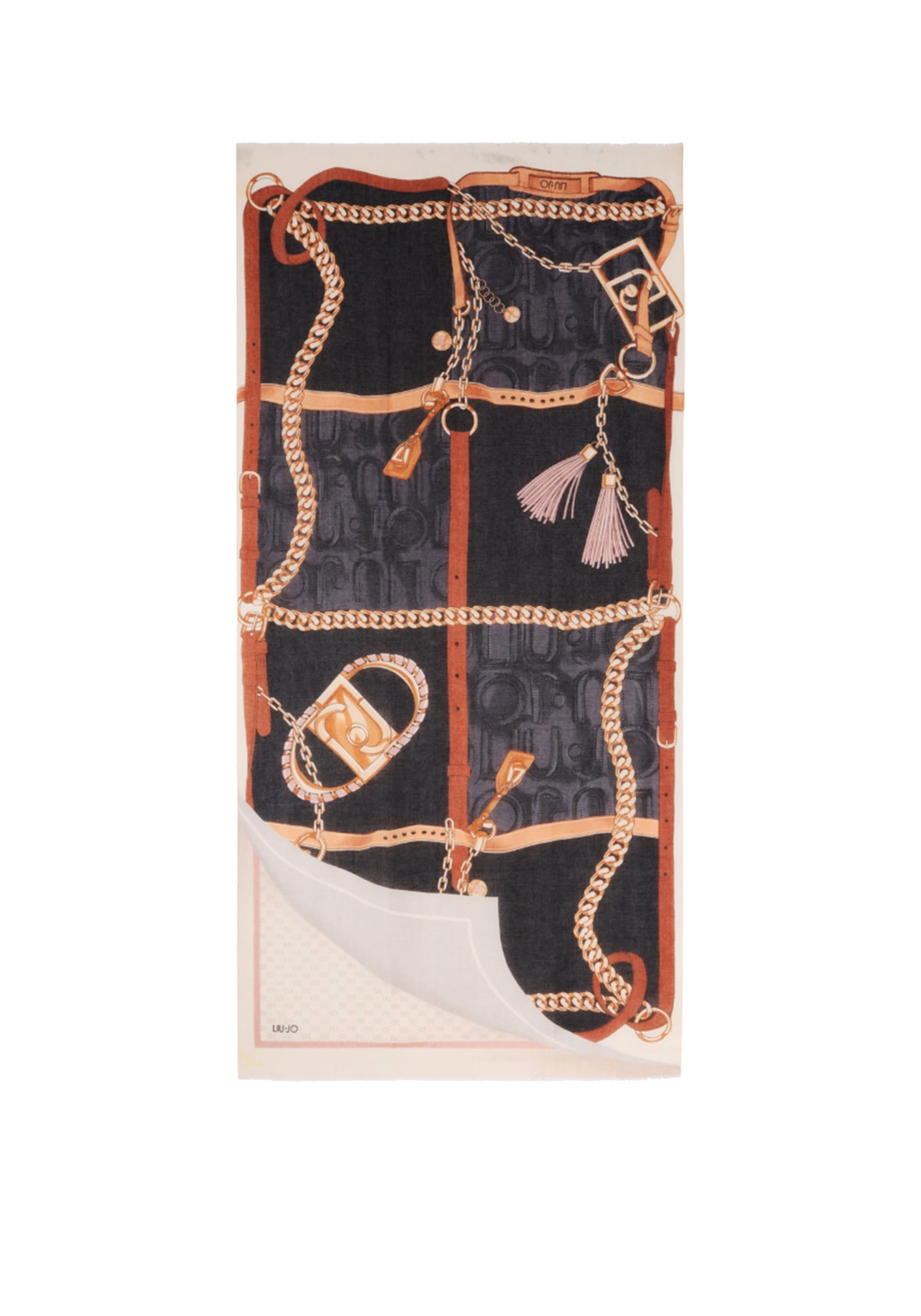 ECS STOLA METALWARE 90X180 Donna Liujo 2a5026t0300-22222 Nero