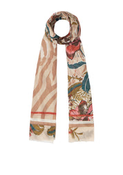 ECS STOLA SUMMER FLOWER 90X180 Donna Liujo 2a5030t0300-00005 Avorio