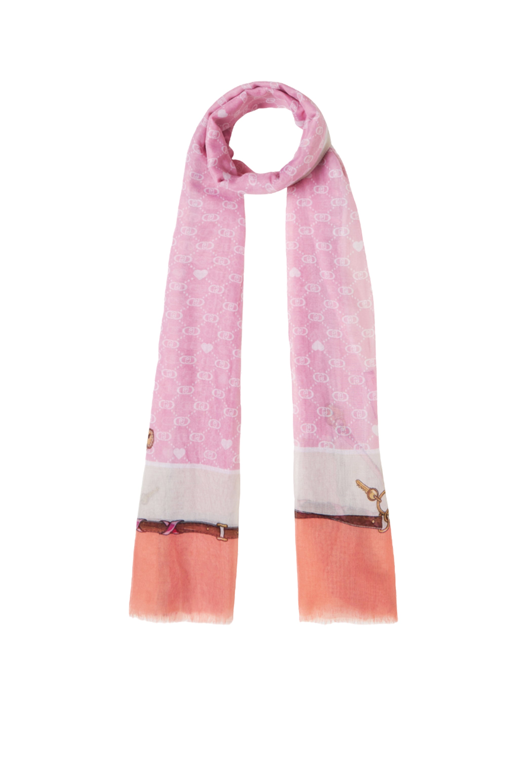 ECS STOLA S.VALENTINO 70X180 Donna Liujo 2a5025t0300-72624 Rosa