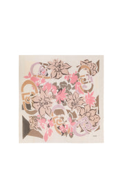 FOULARD FLOWER LOGO 120X120 Donna Liujo 2a5033t0300-01041 Beige