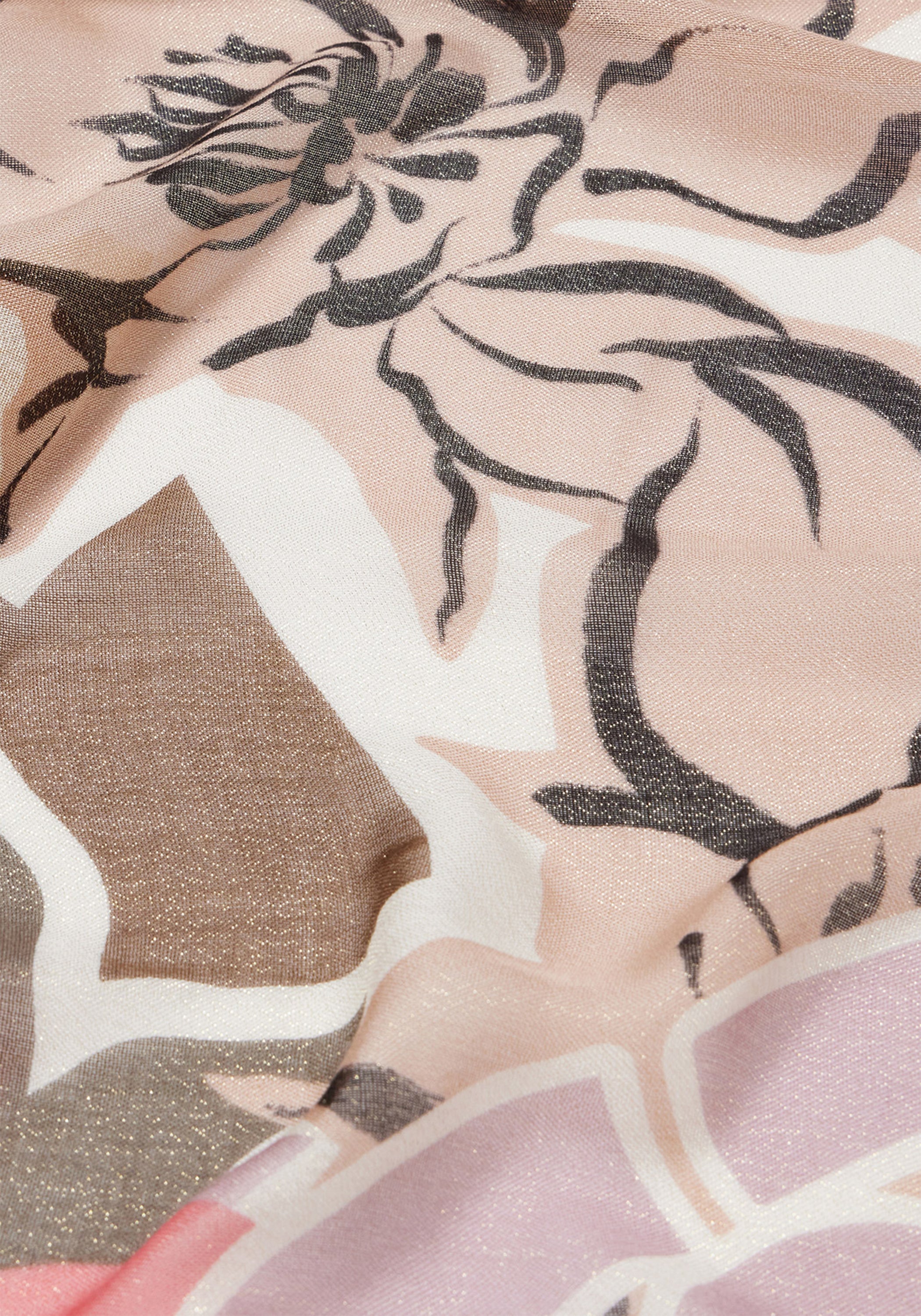 FOULARD FLOWER LOGO 120X120 Donna Liujo 2a5033t0300-01041 Beige