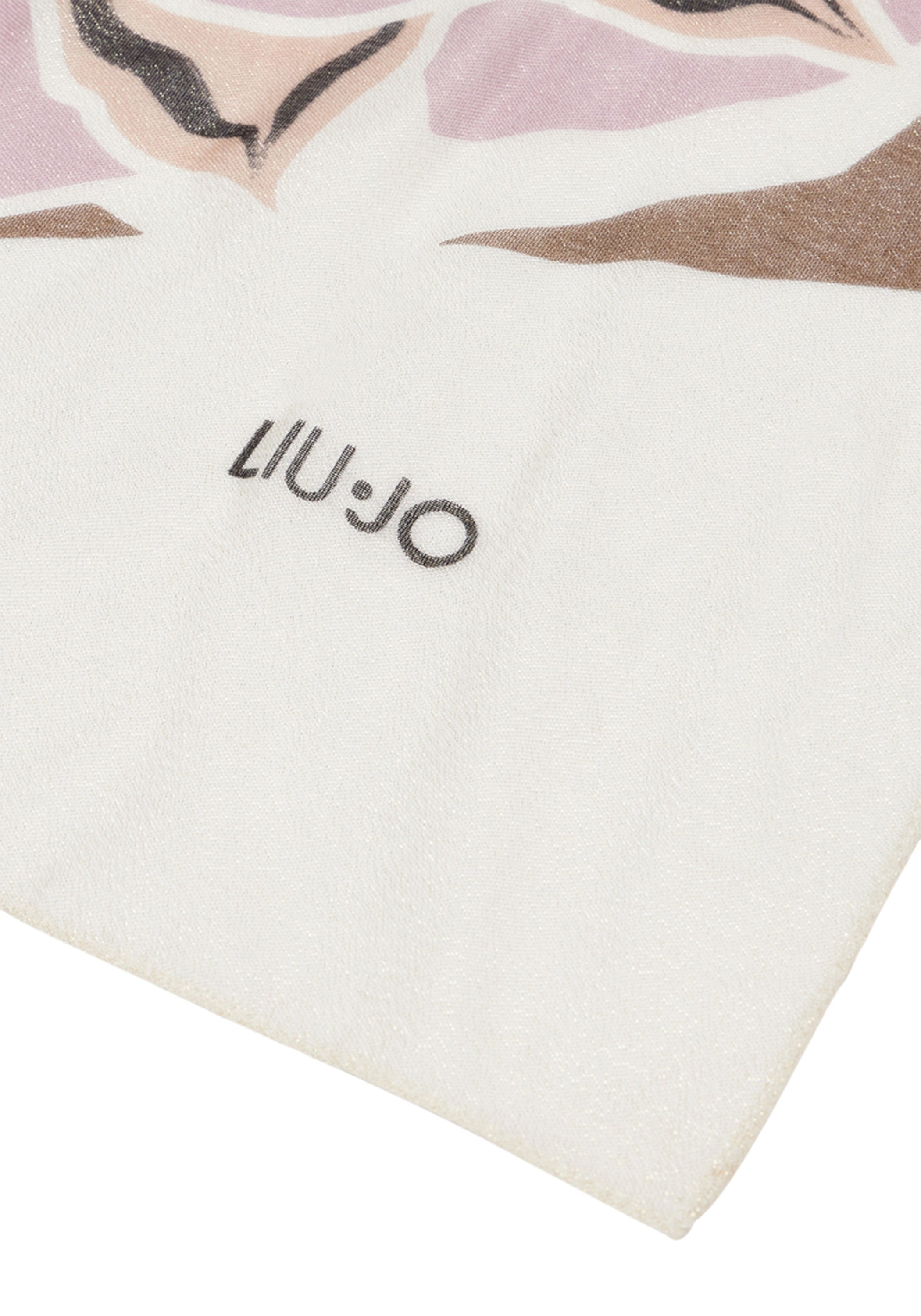 FOULARD FLOWER LOGO 120X120 Donna Liujo 2a5033t0300-01041 Beige