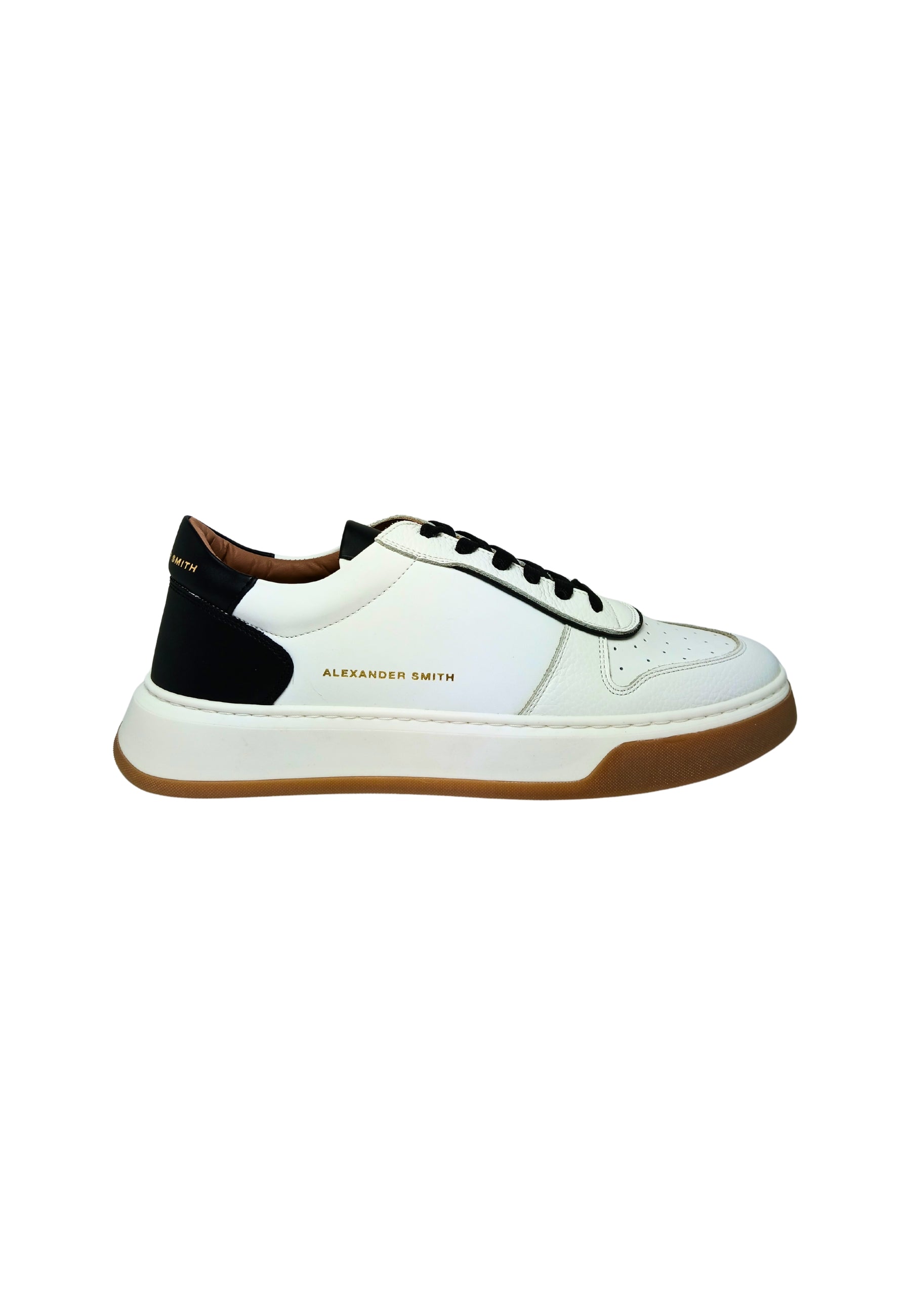 Scarpe Uomo Alexander Smith Sneakers Harrow Man-White black