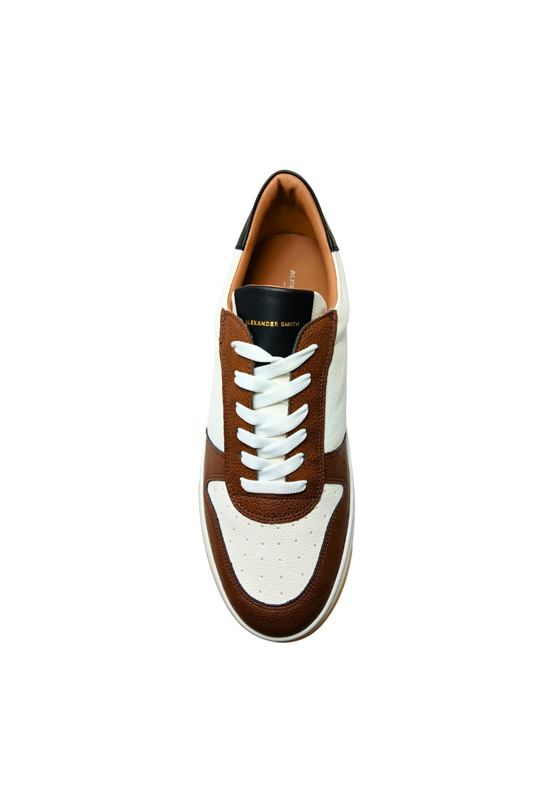 Scarpe Uomo Alexander Smith Sneakers Harrow Man cognac-white