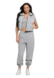Smanicato crop Donna Guess Activewear