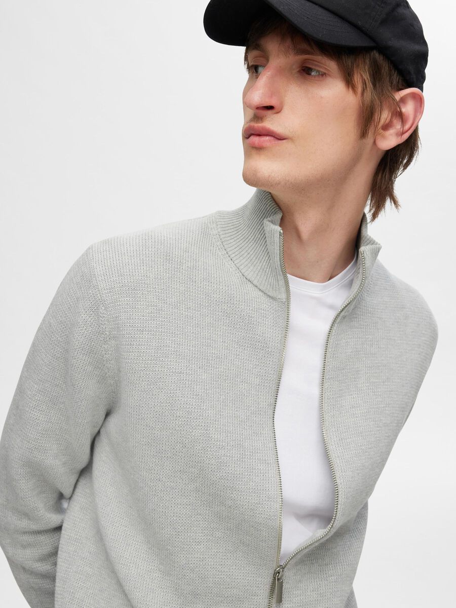 Giacca Maglia con Zip Uomo Selected Slhdane