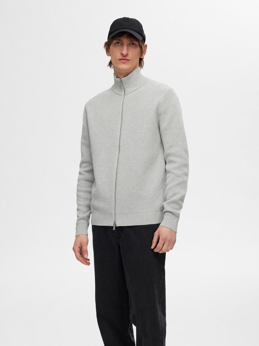 Giacca Maglia con Zip Uomo Selected Slhdane