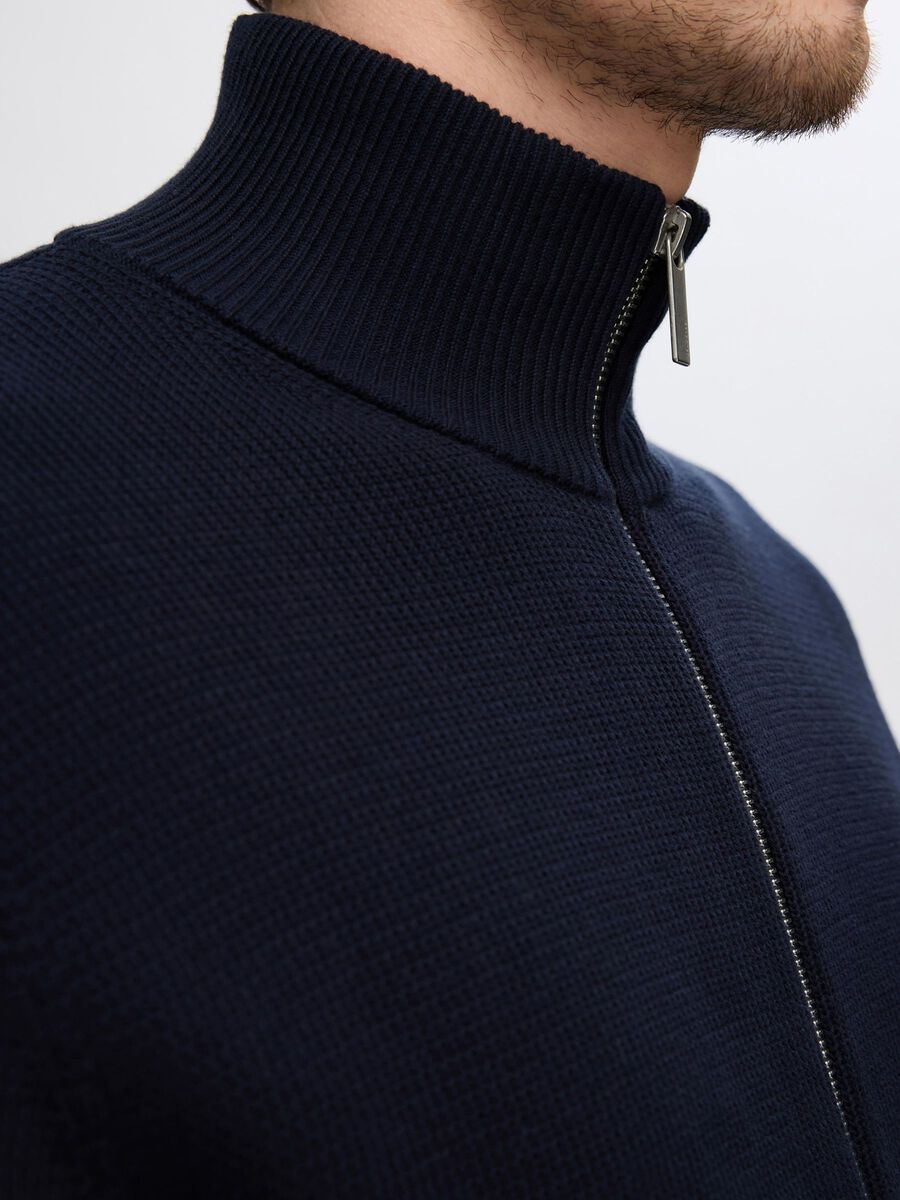 Giacca Maglia con Zip Uomo Selected Slhdane