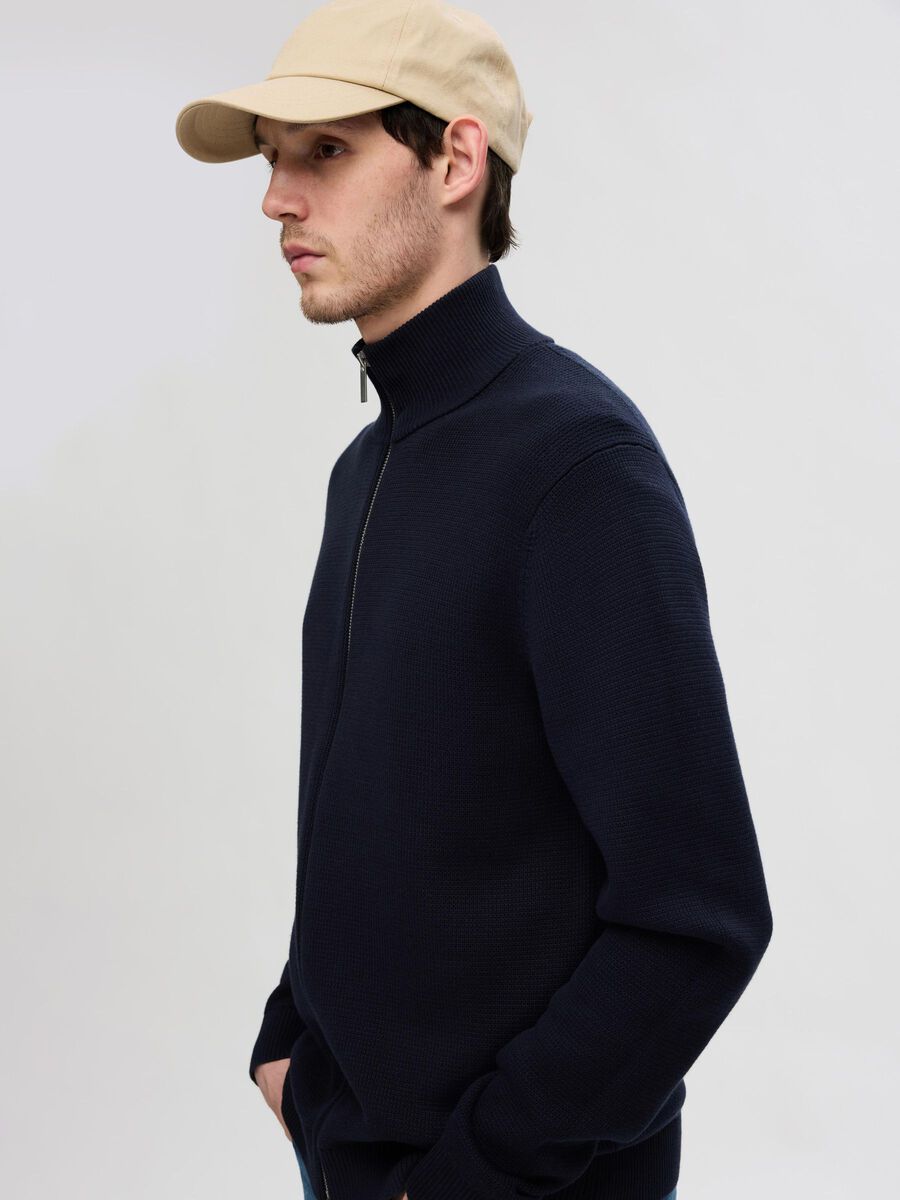 Giacca Maglia con Zip Uomo Selected Slhdane