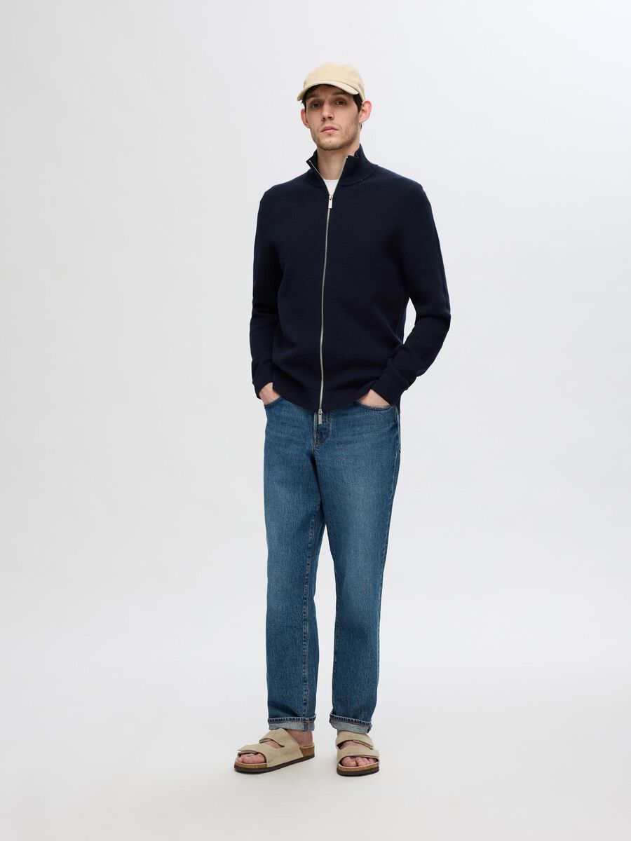Giacca Maglia con Zip Uomo Selected Slhdane
