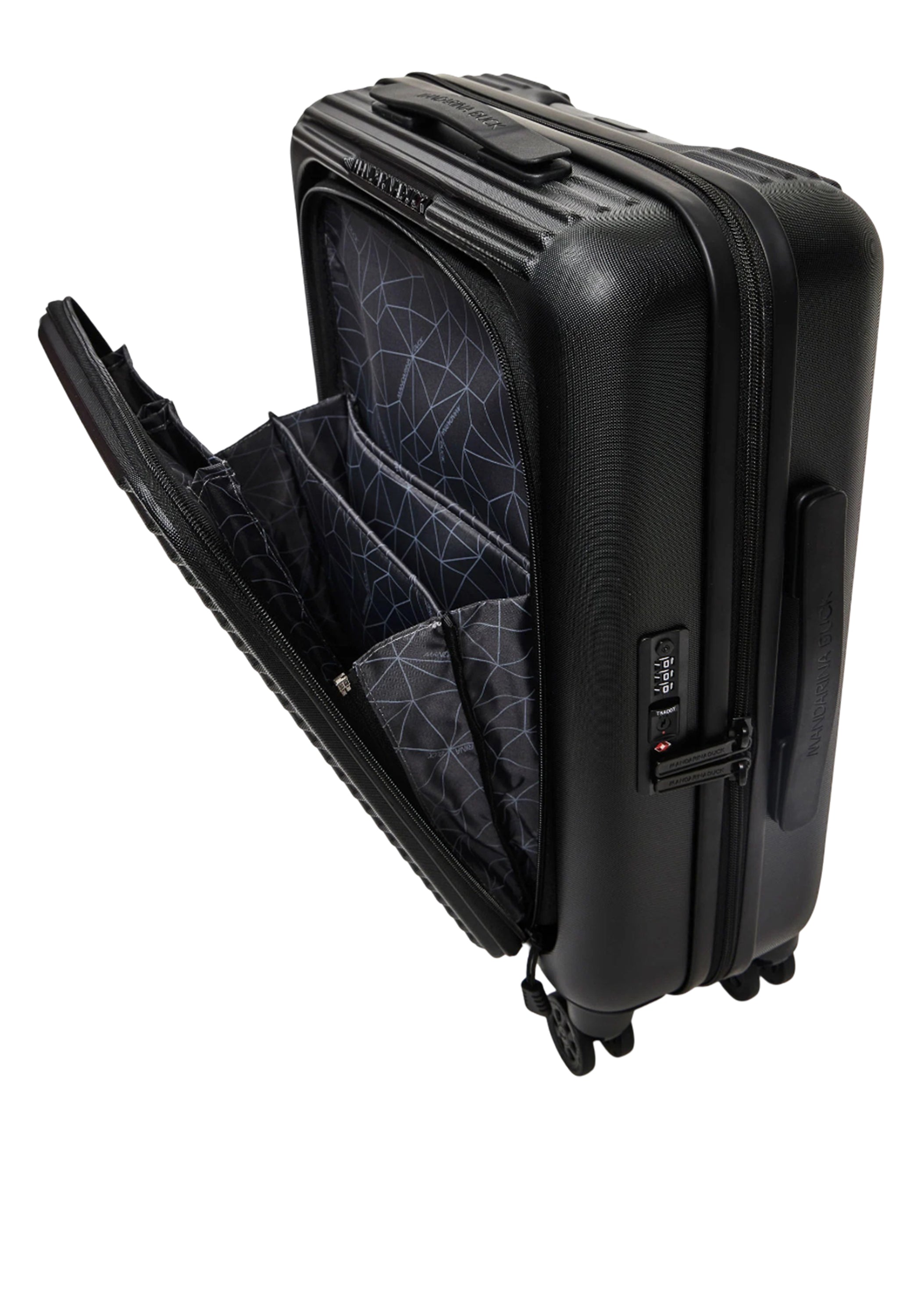 Trolley Donna mandarina duck P10FSV22-651 Nero