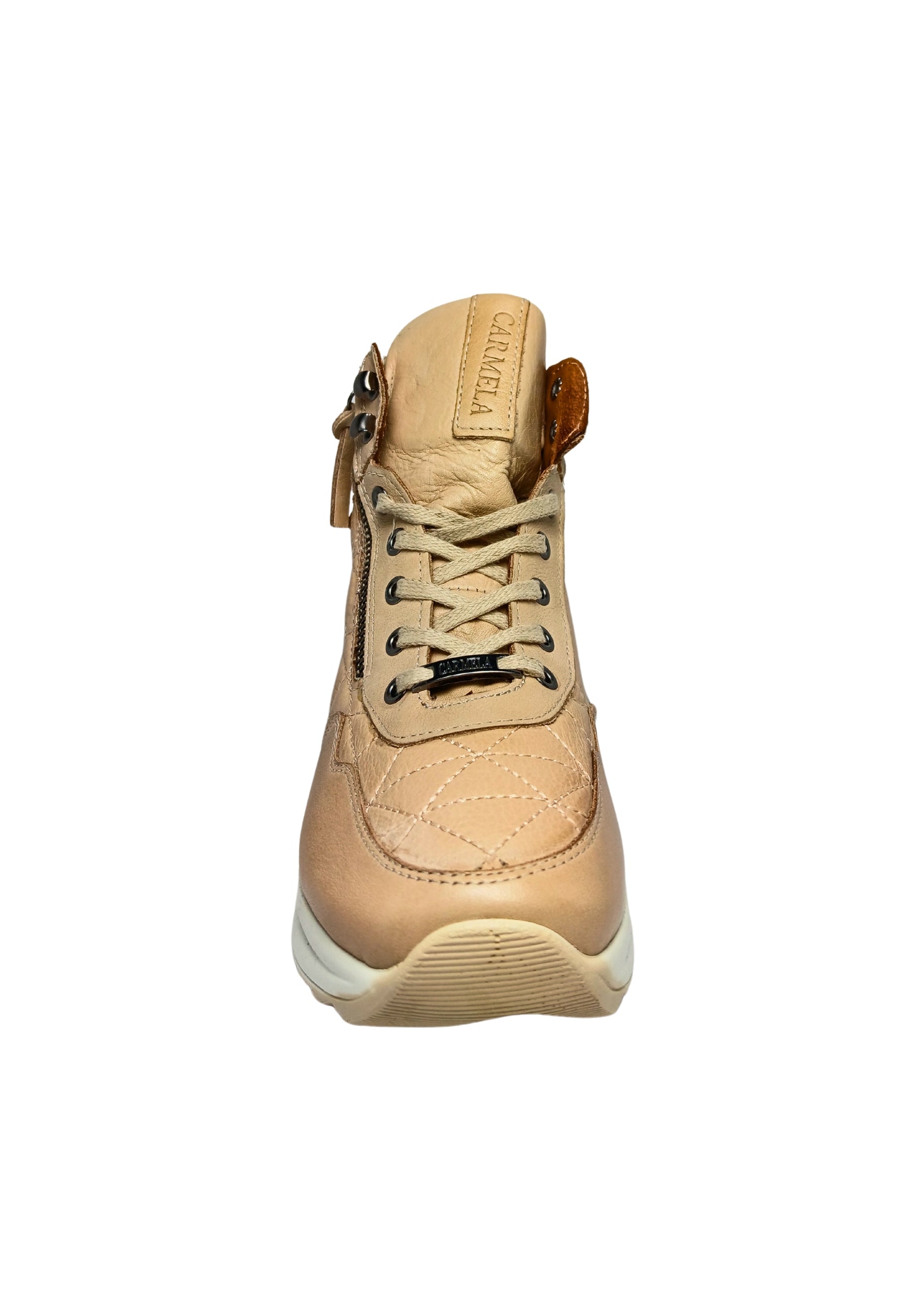 Scarpe Donna Carmela Sneakers a stivaletto Botin Piel Beige
