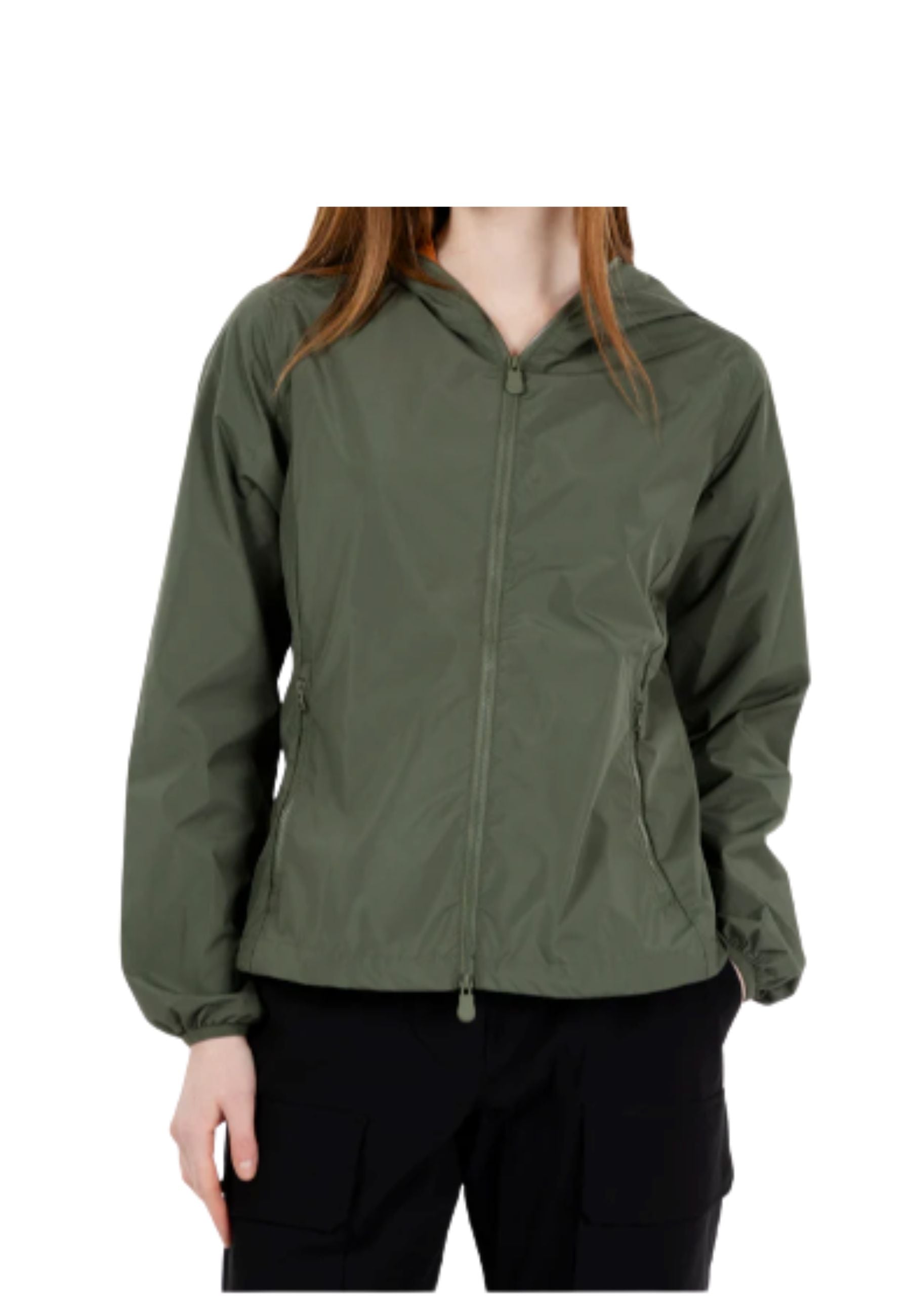 Giacca con cappuccio Donna Save the Duck Stella Thyme Green