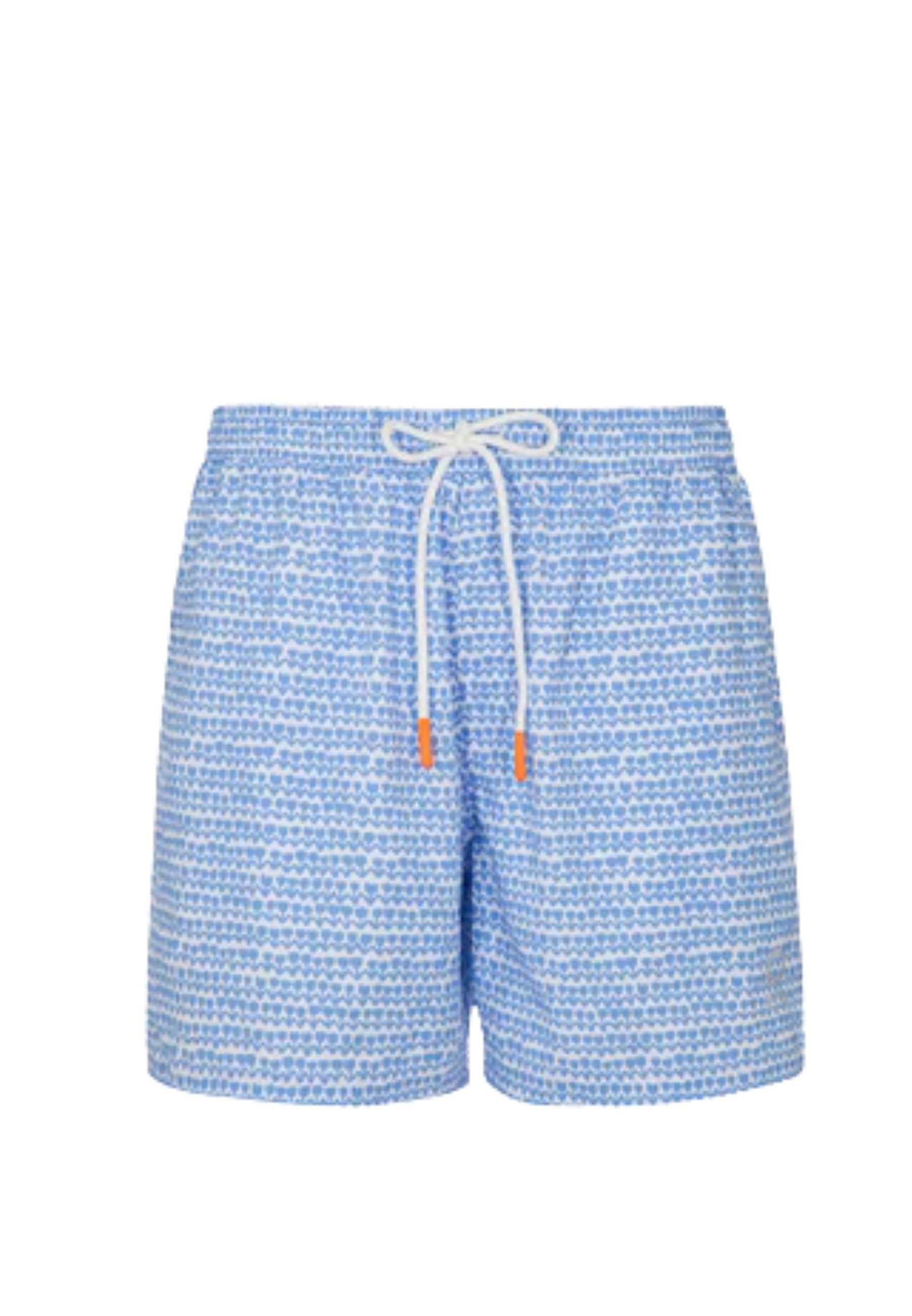 Costume Boxer Uomo Suns Capri Flow Line Blu