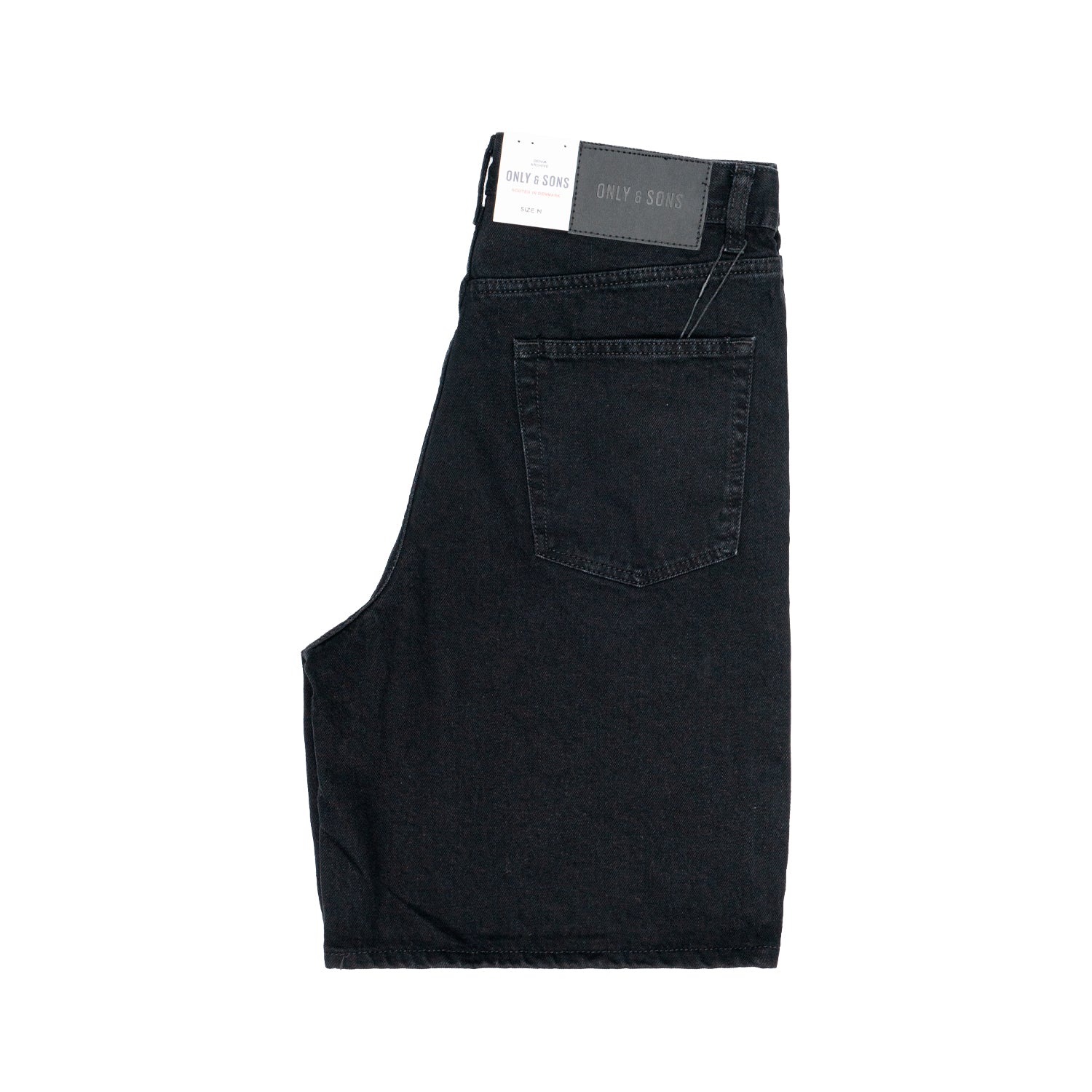 Bermuda Uomo Only e Sons ONSFADE Vita media Loose Fit Black Denim