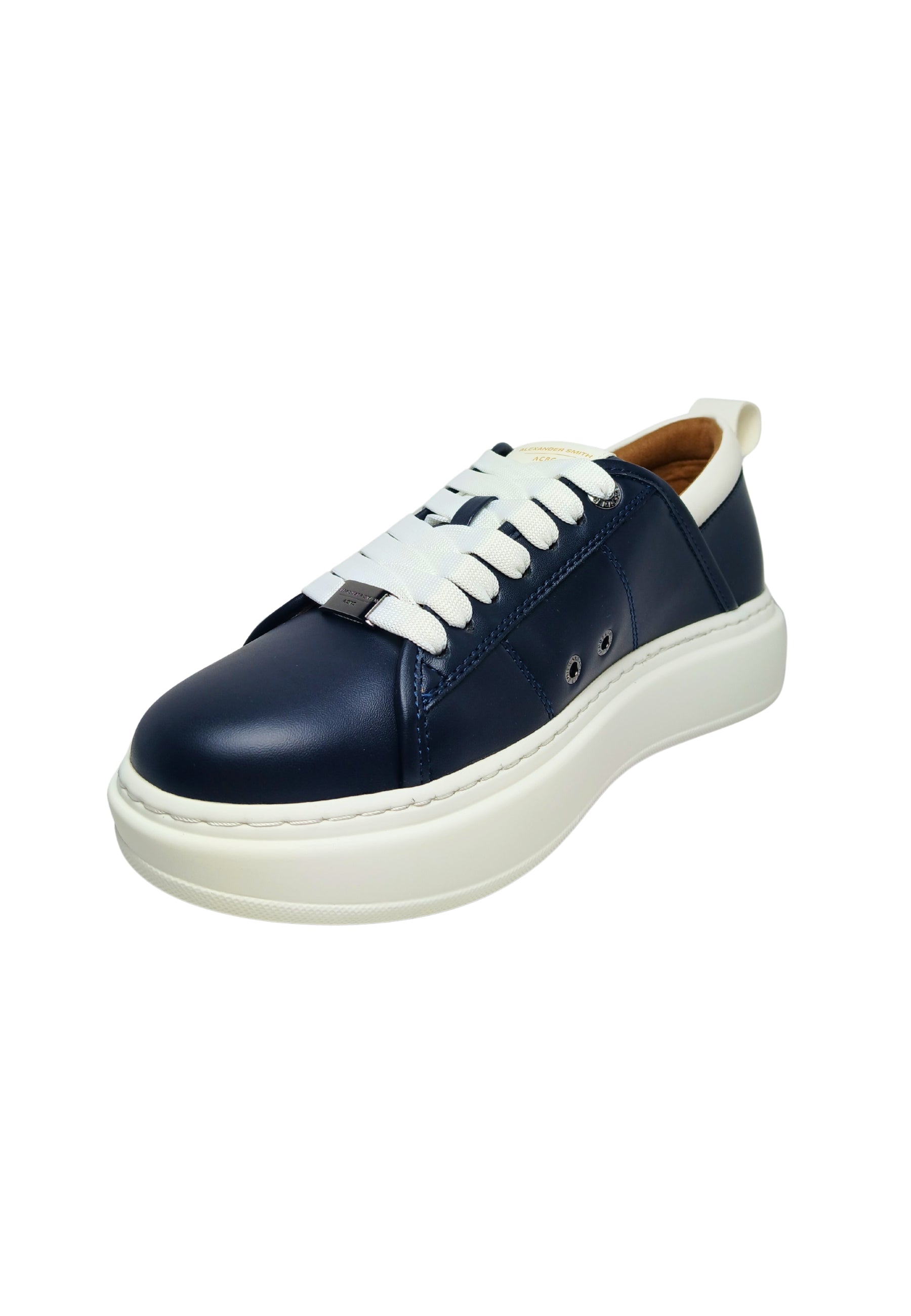 Scarpe Uomo Alexander Smith Sneakers Eco-Wembley Man, color Blue White