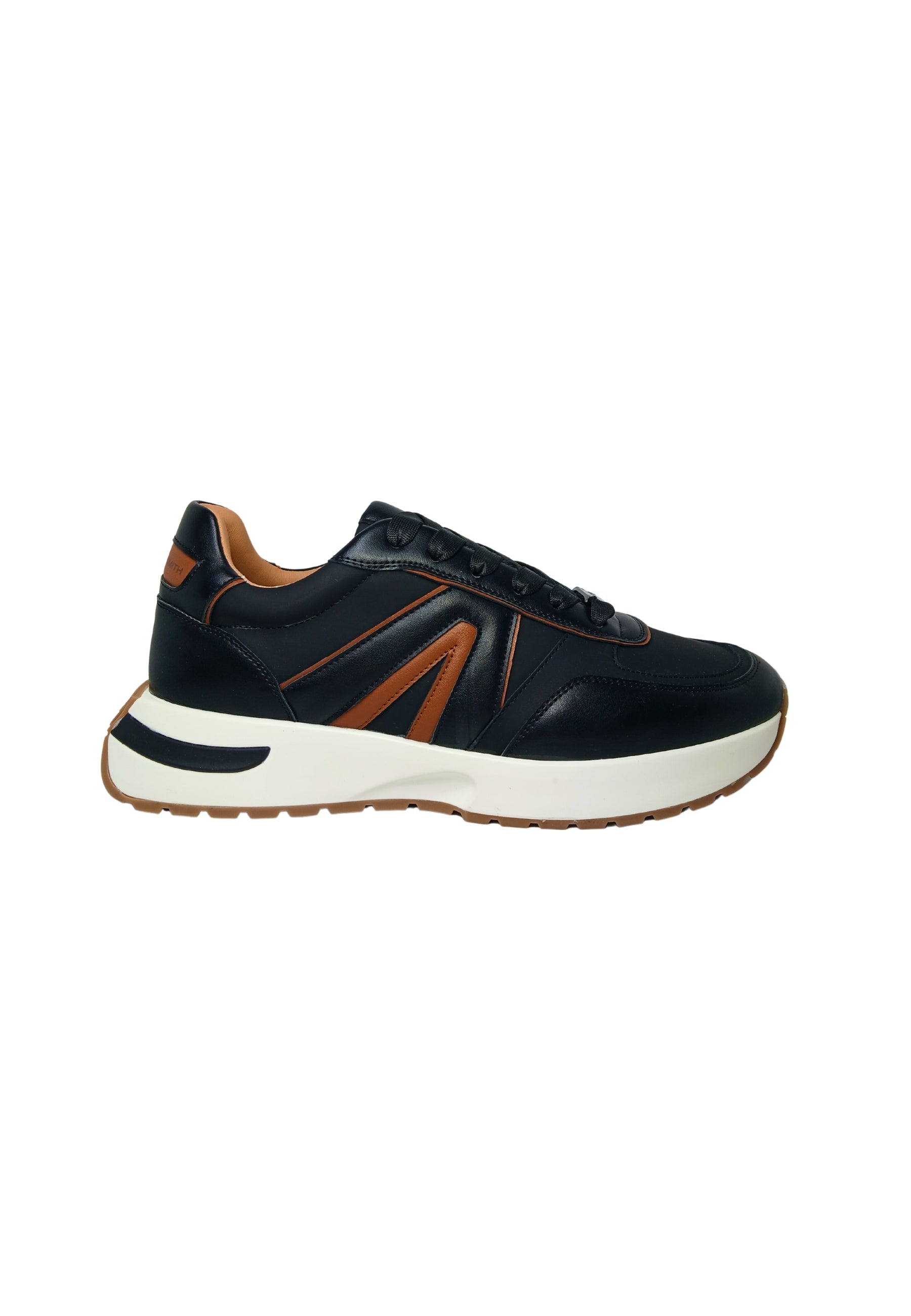 Scarpe Uomo Alexander Smith Sneakers Hyde Man Black Cognac