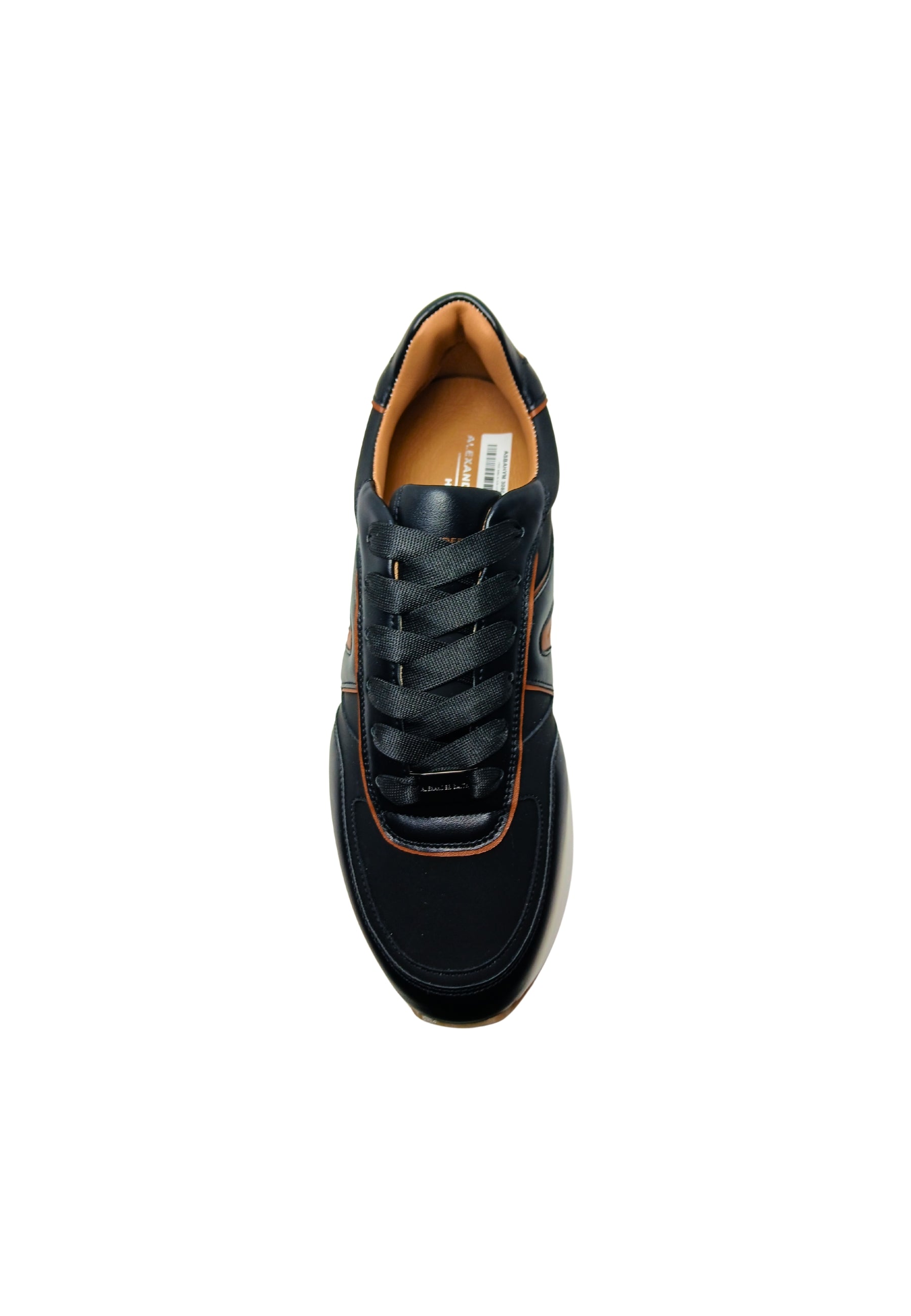 Scarpe Uomo Alexander Smith Sneakers Hyde Man Black Cognac