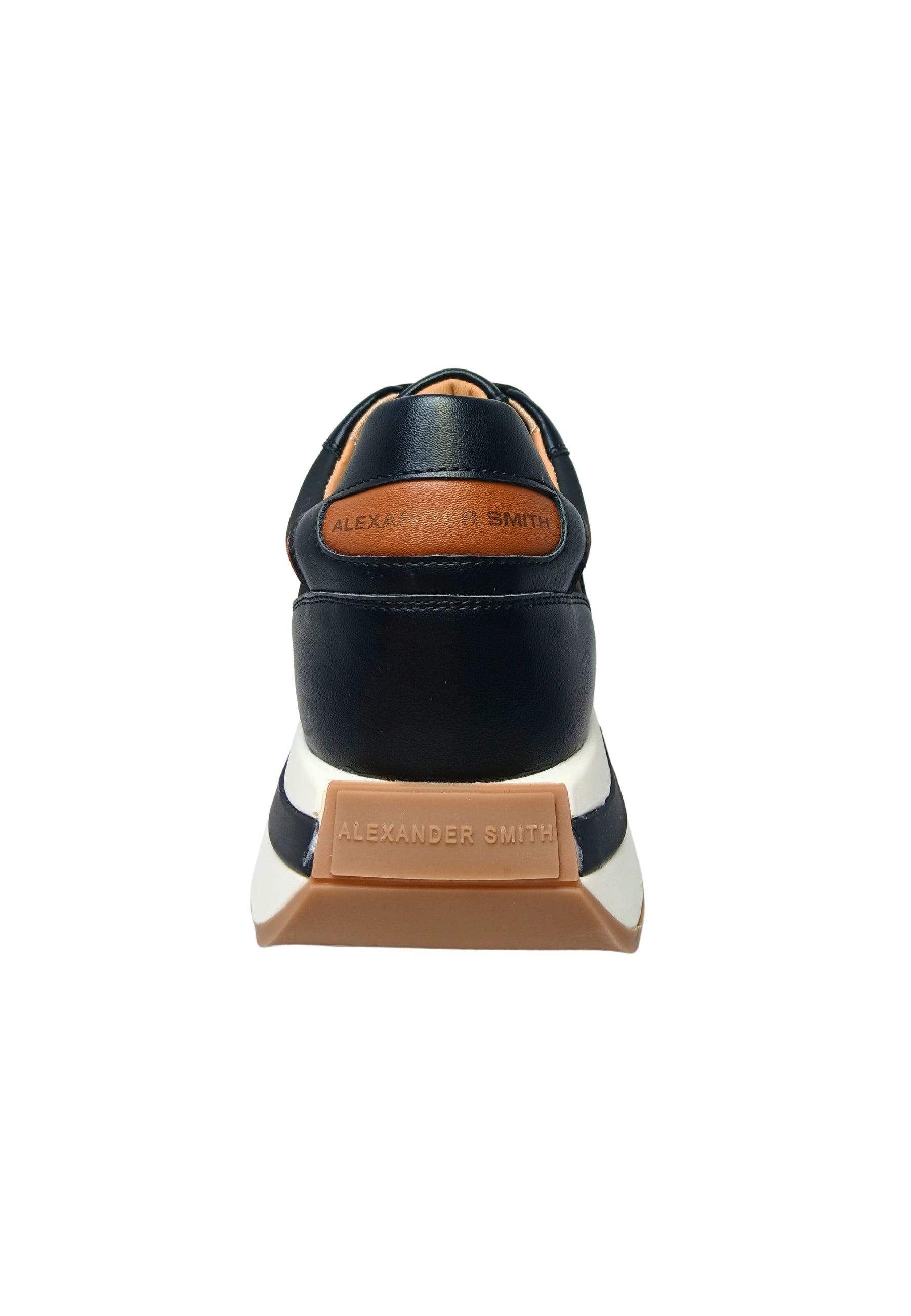 Scarpe Uomo Alexander Smith Sneakers Hyde Man Black Cognac