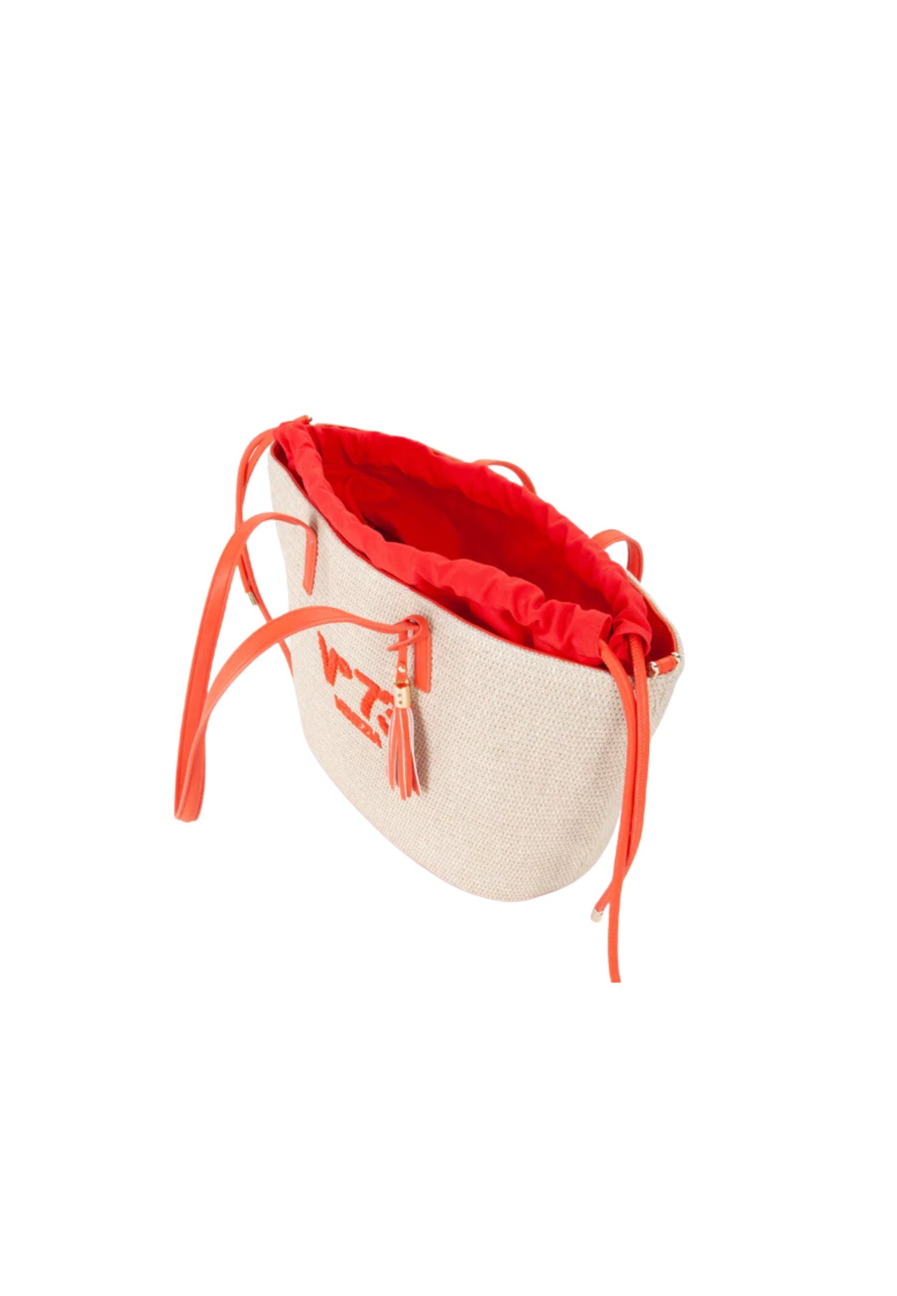 Borsa a spalla Donna V 73 Inge Off White Corallo
