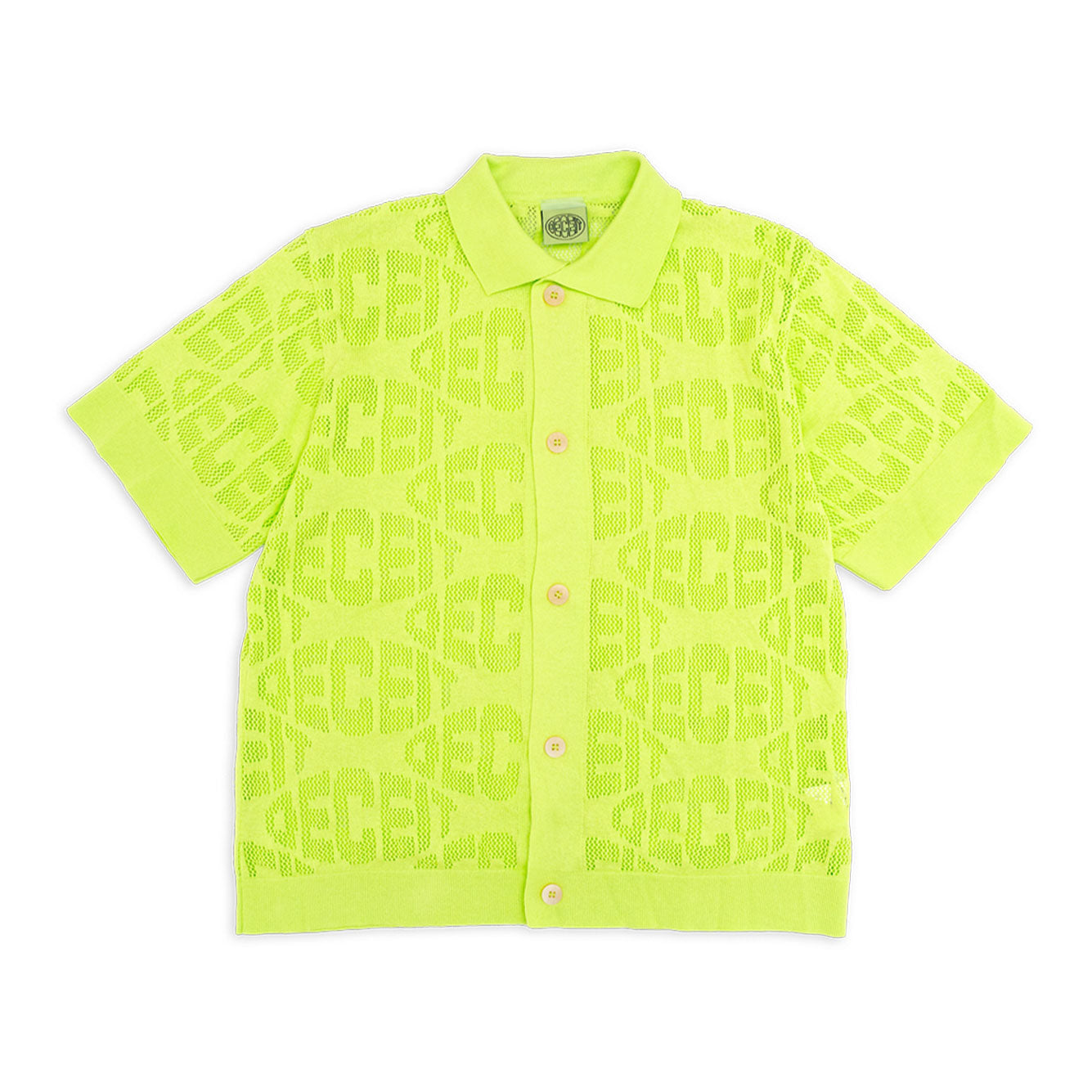 Camicia Deceit Hard To Lime Flared