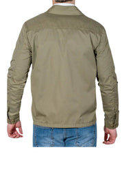 Giacche Uomo Overshirt Uomo Heskimo Verde Militare