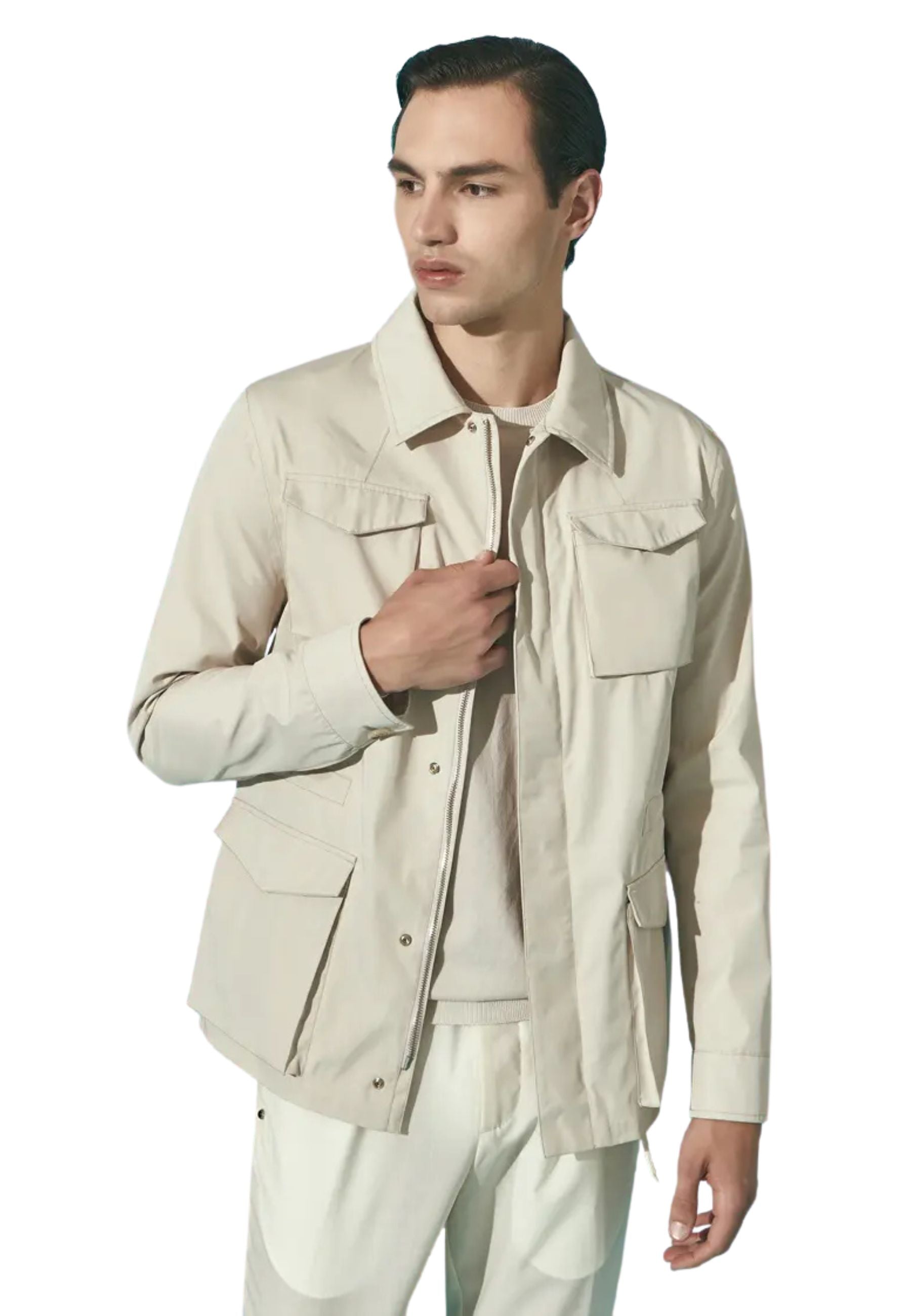 Giubbino Uomo Heskimo field jacket Sand