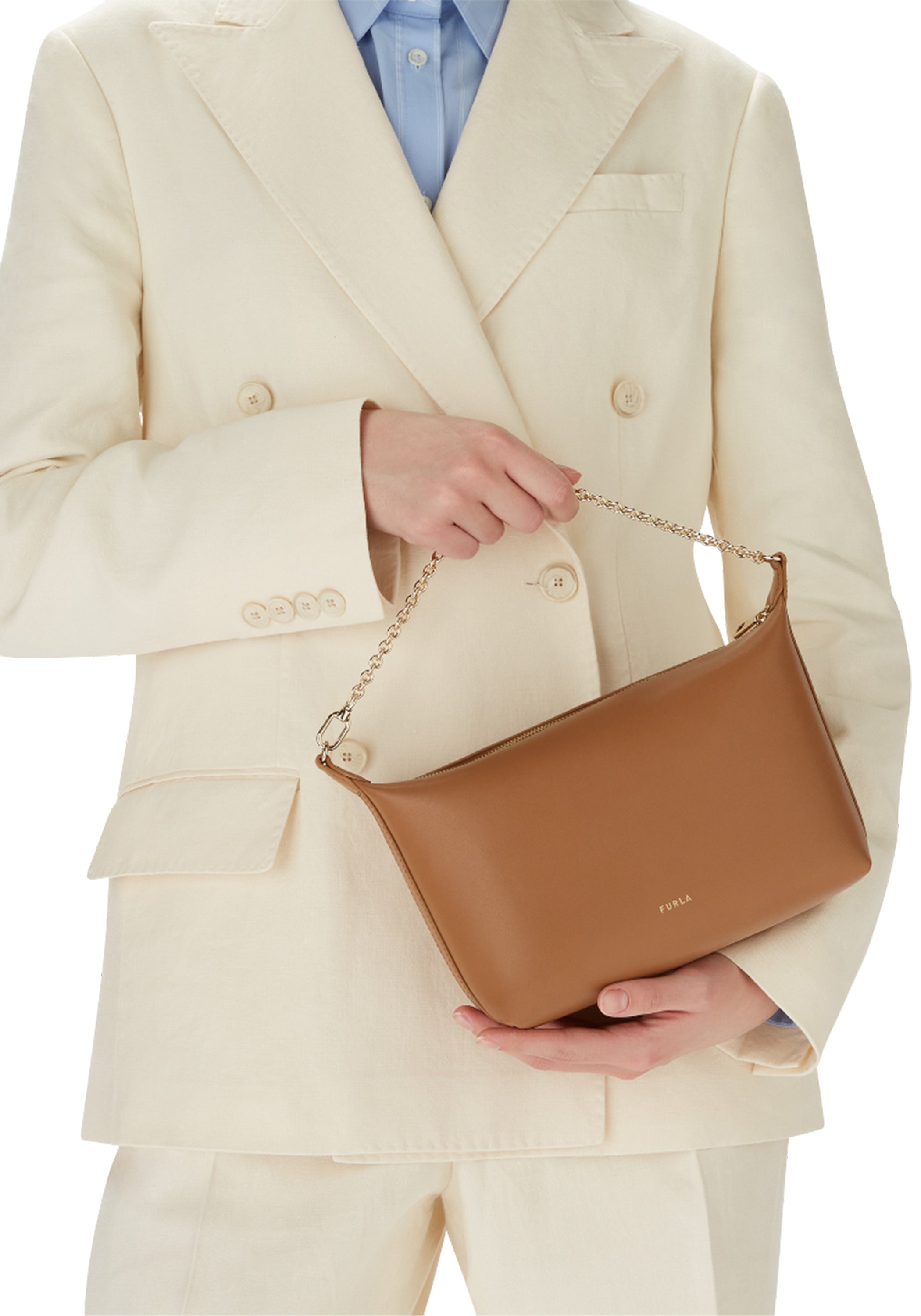 NUVOLA MINI CROSSBODY HOBO   Donna furla we00662bx3104-ry000 Marrone